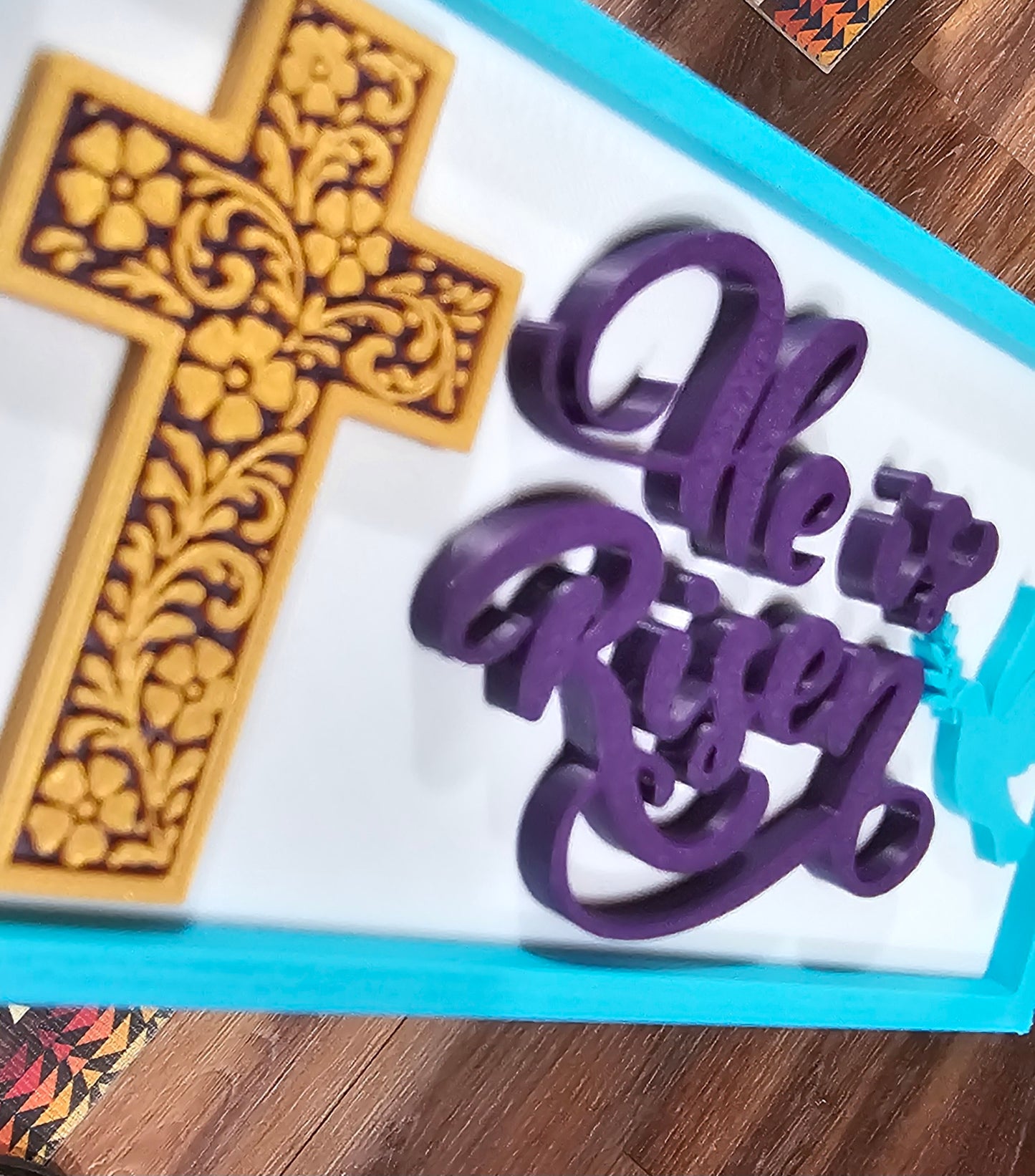 3d Print He Is Risen Faith Trinket Gift Box