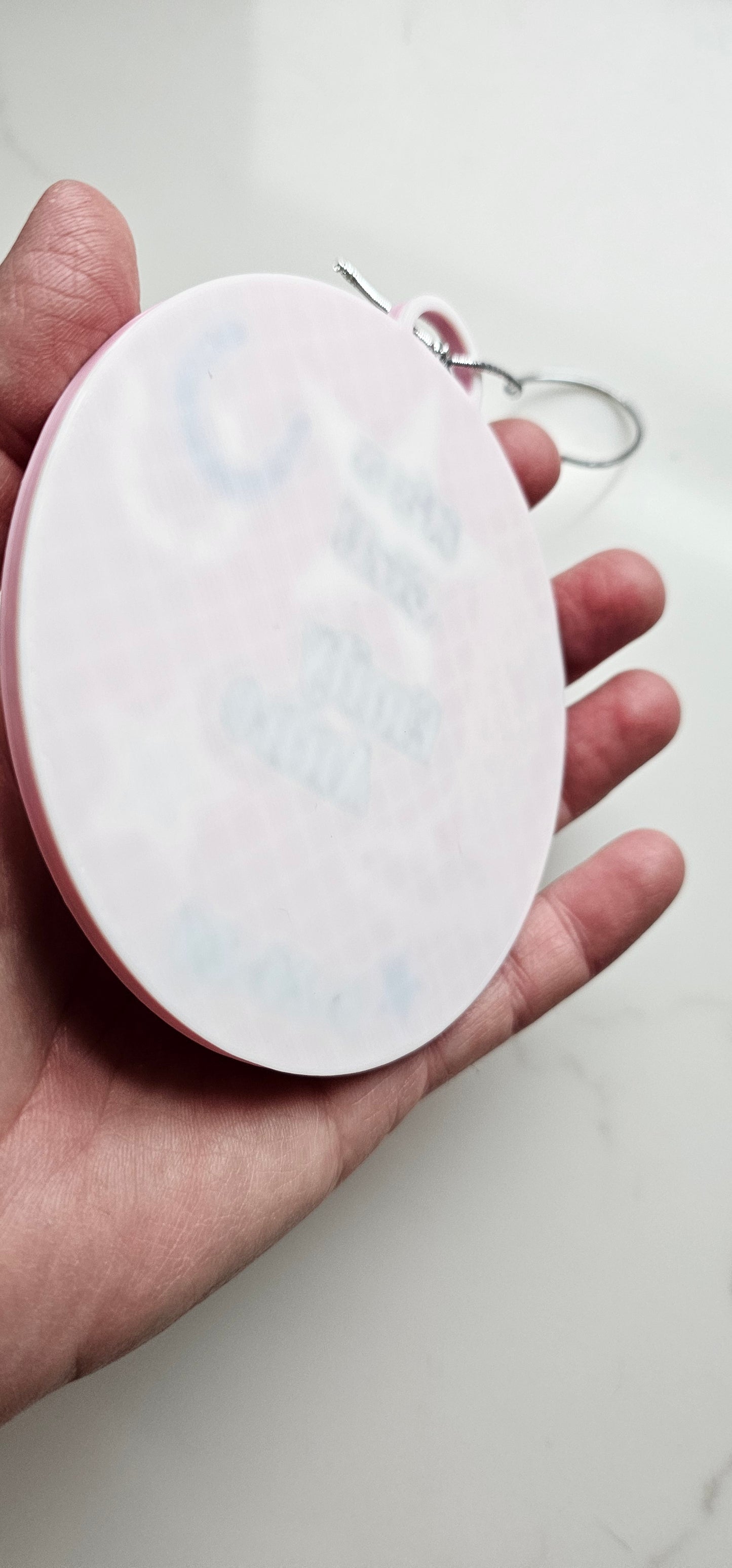 3D Print Personalized Birth New Baby Announcement Gift Favor Ornament