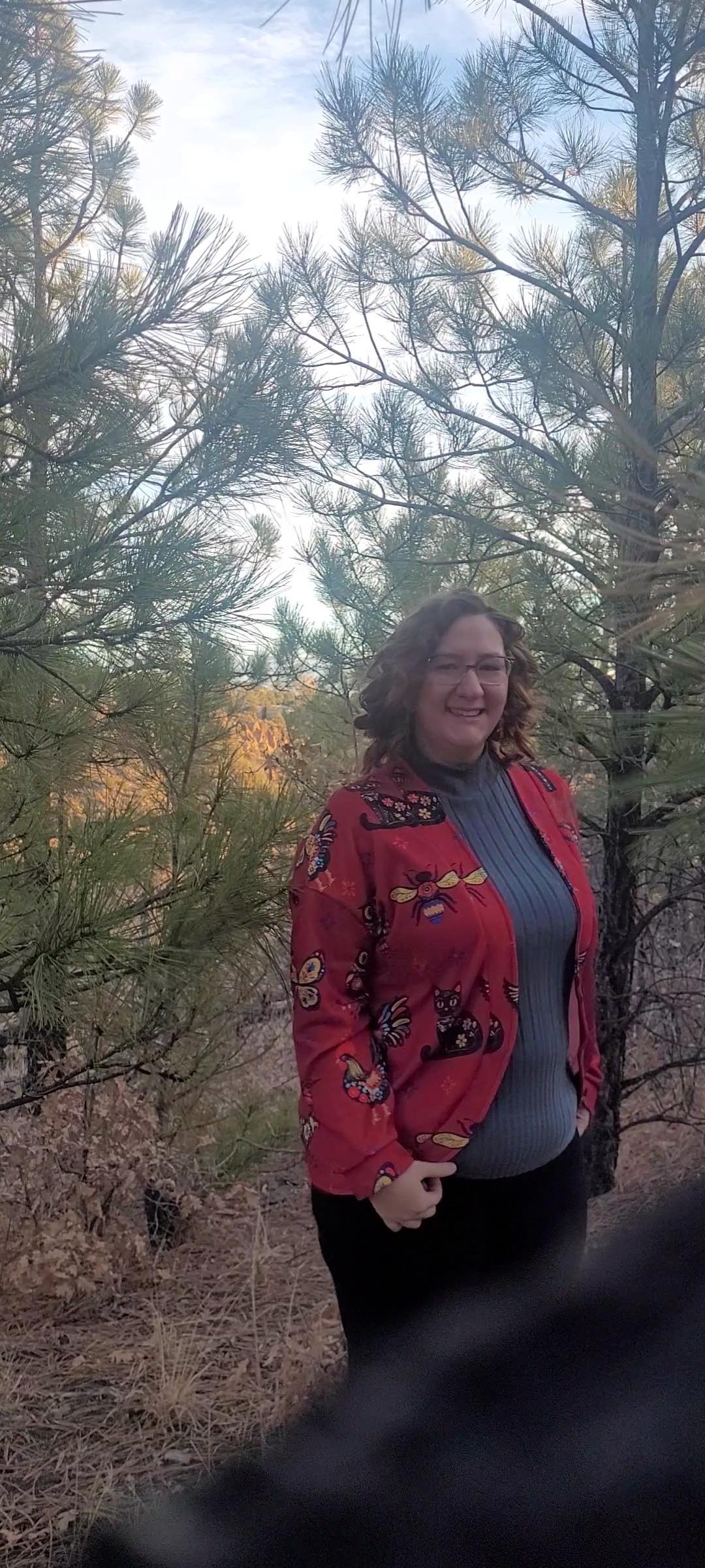 Colores de Mexico Talavera Floral Animals Drop Shoulder Cardigan