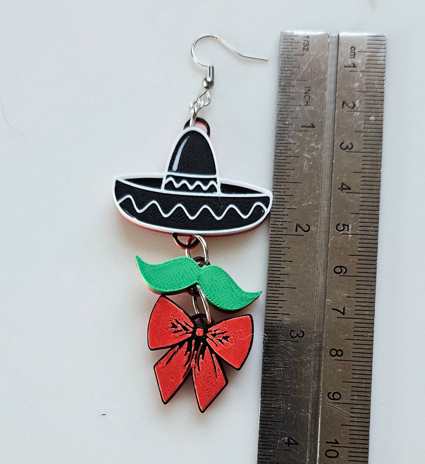 3D Print Mariachi Sombrero Earrings Made in America