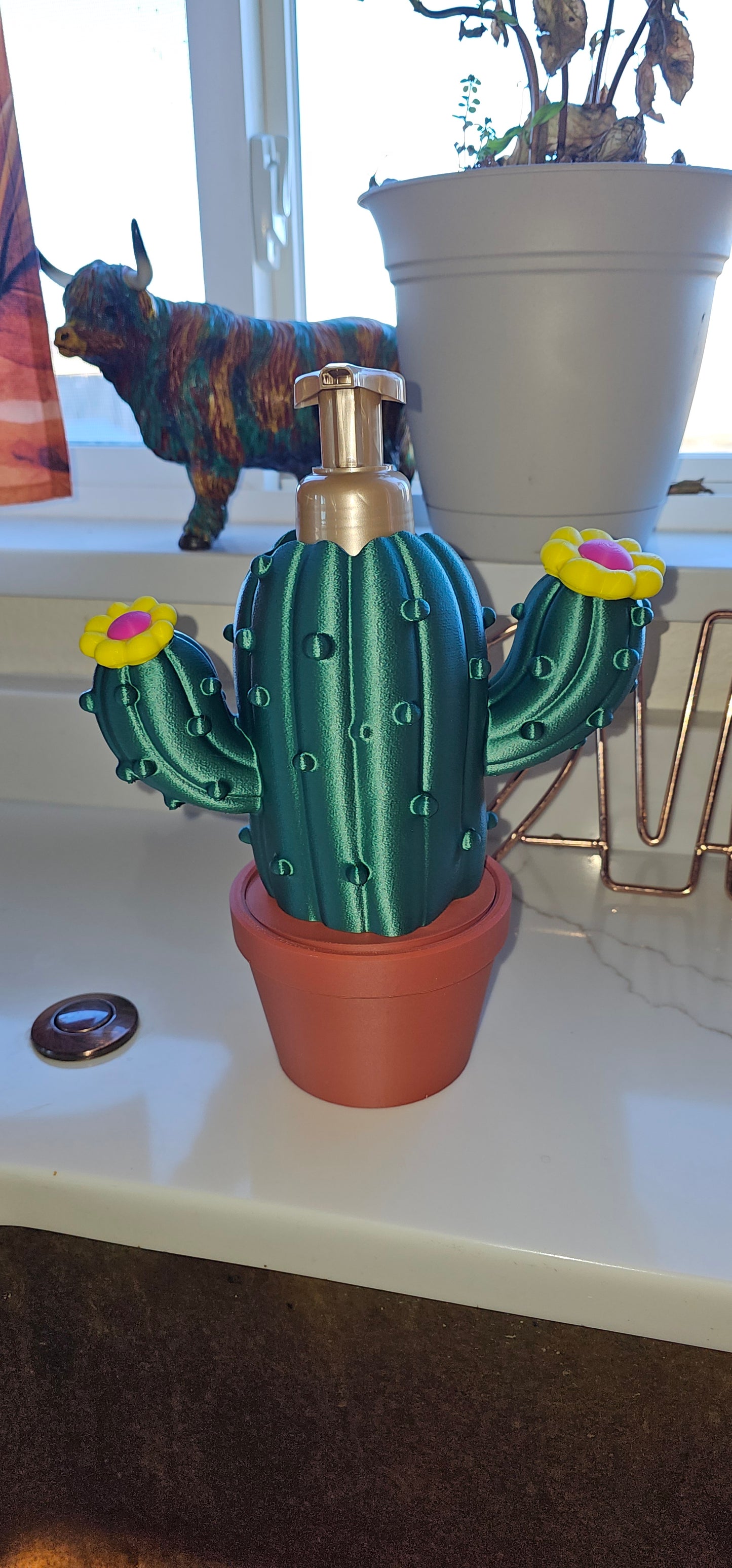 3D Printed Cactus Bath & Body Gift Set