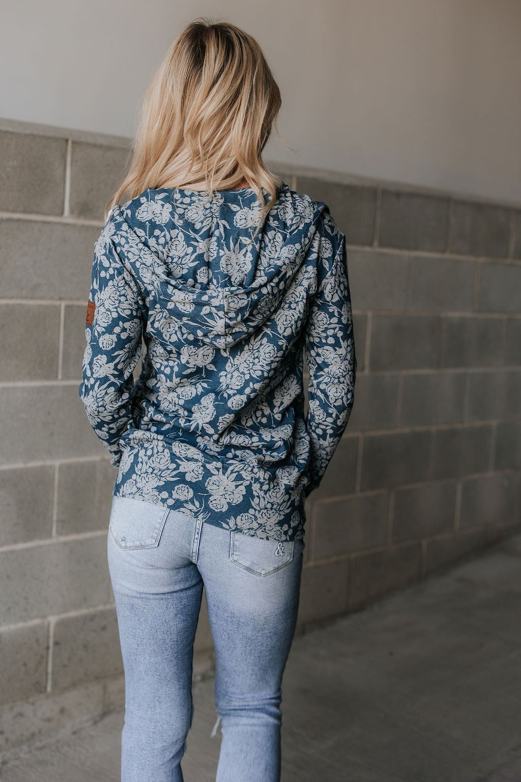 Ampersand Avenue FullZip Sweatshirt - Twilight Blooms