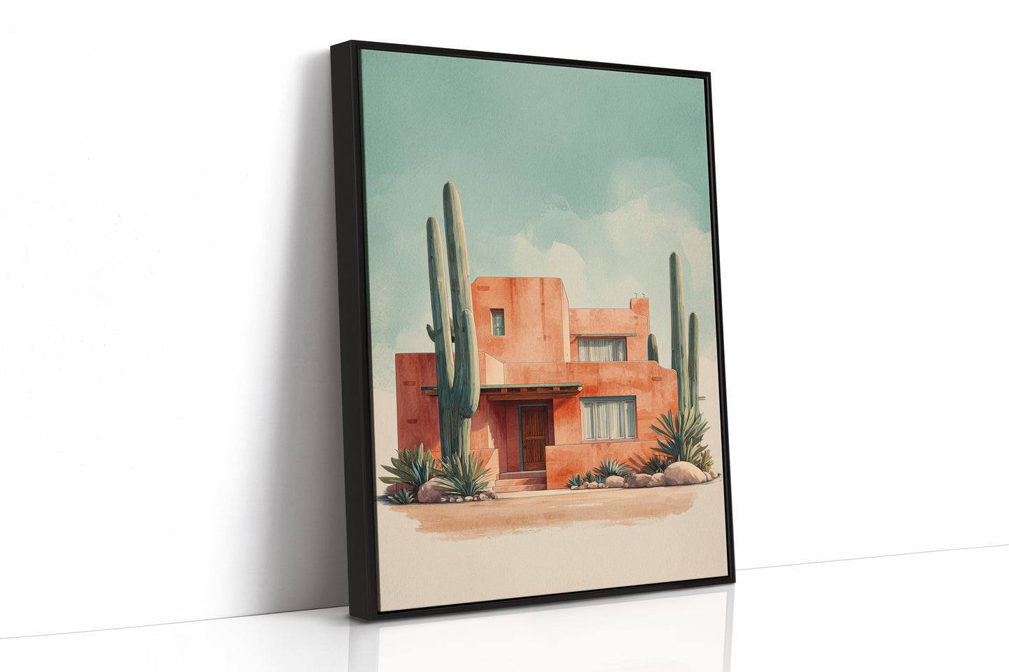 Desert Home Beneath Wide Skies