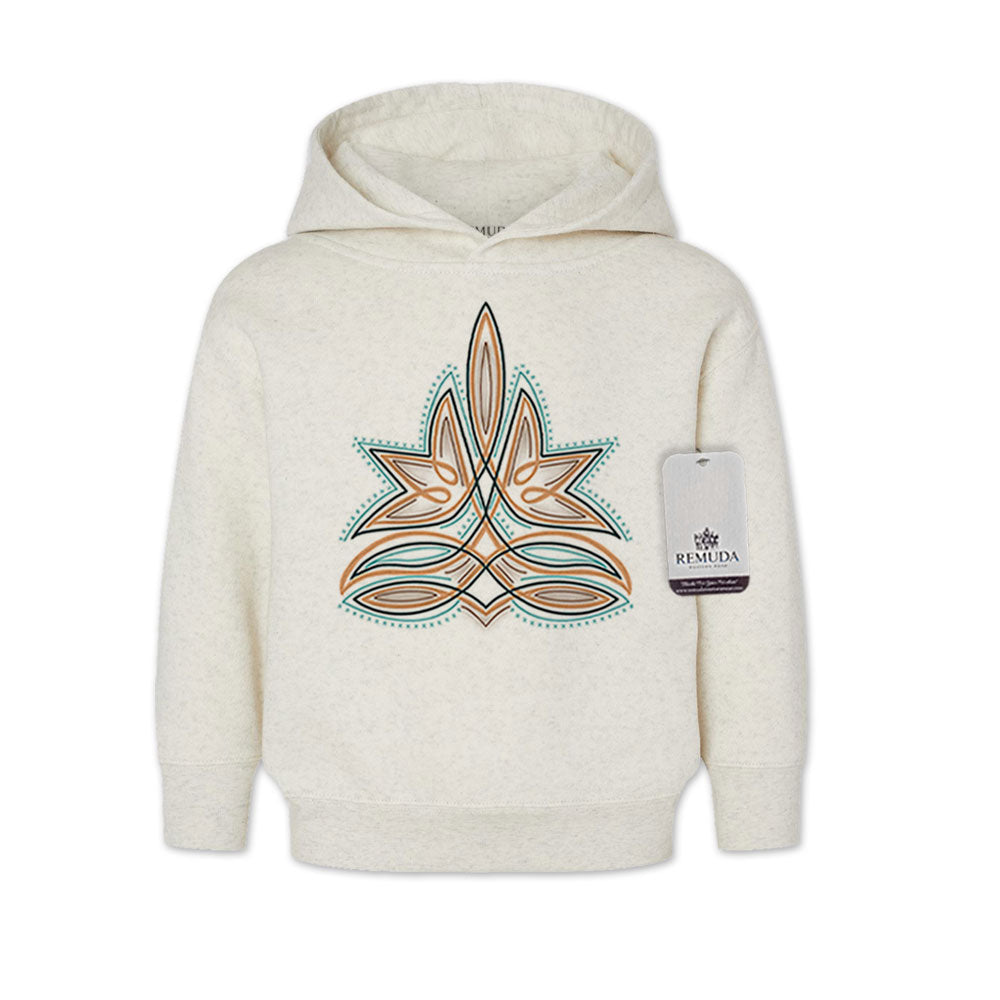 Remuda Western Boot Stitch - Toddler Kids Western Pullover Hoodie