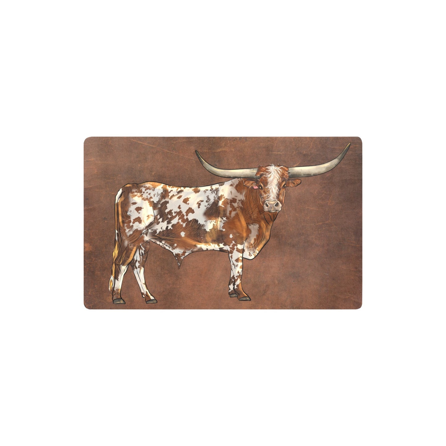 Longhorn Western Kitchen Floor Mat 32" x 20" Made in America