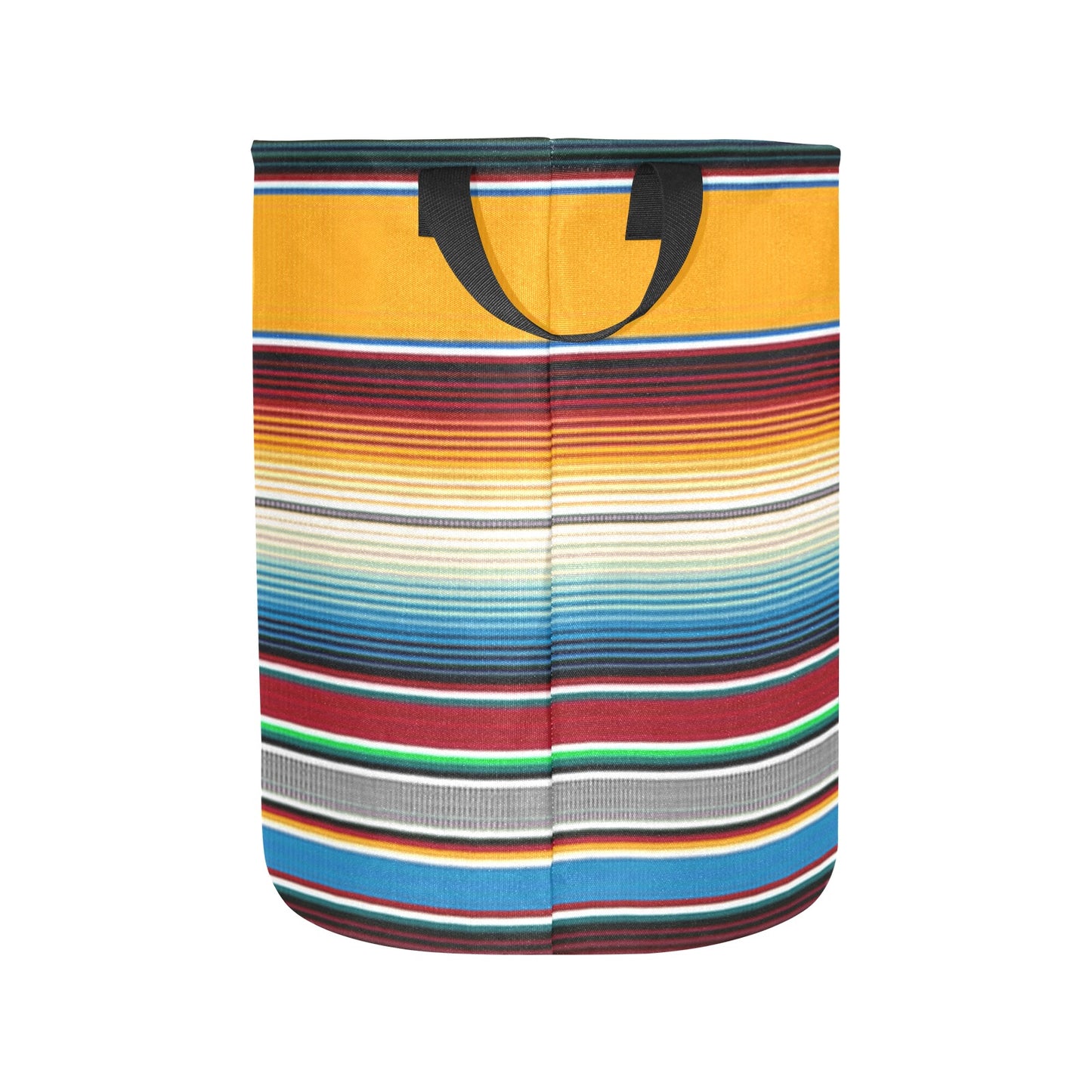 Mustard Serape Large Storage Laundry Basket