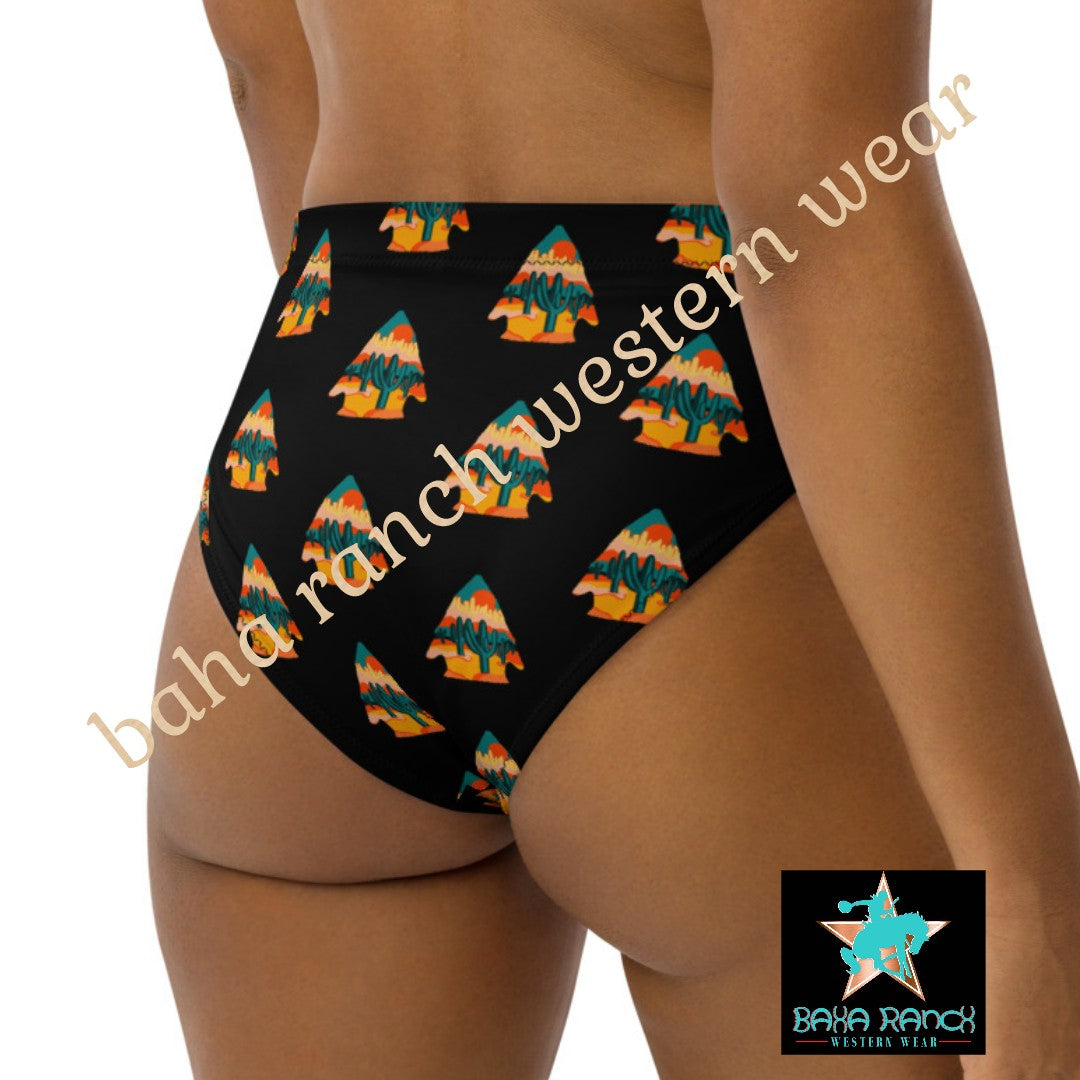 Yeehaw Desert Arrowhead Bikini Bottom - #bkbottom, #swimming, #swimsuit, arrow head, arrowhead, bikini set, desert - - Baha Ranch Western Wear