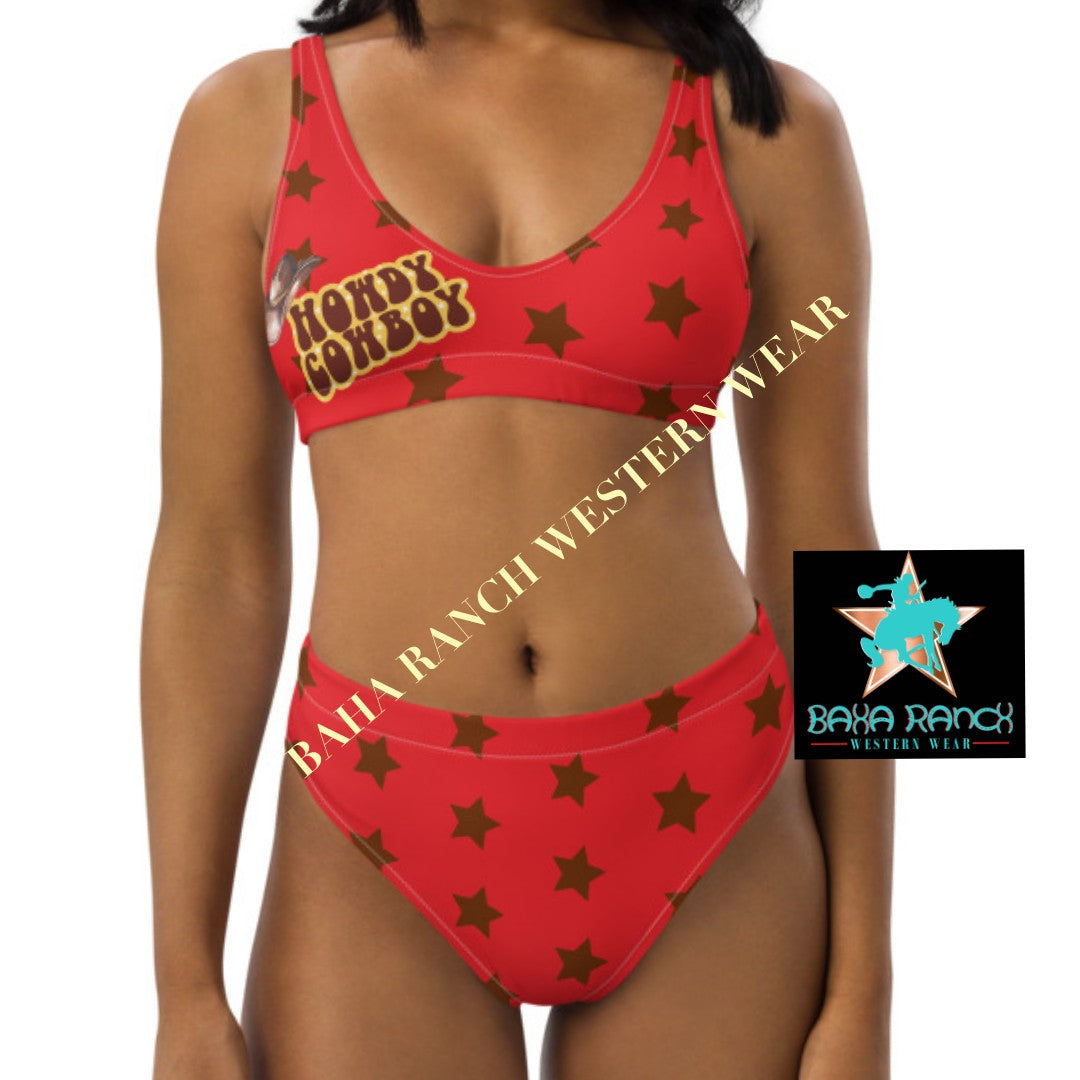 Yeehaw Howdy Cowboy Bikini - #bk, beach, beaches, bikini, bikini bottom, bikini set, bikini top, swim, swim suit, swimming, swimsuit - - Baha Ranch Western Wear