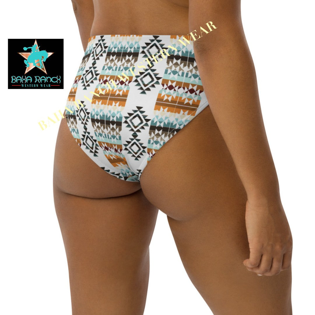 Yeehaw Aztec Print Bikini Bottom - #bkbottom, aztec, aztec print, beach, beachese, bikini, swim, swim suit, swimming, swimsuit - - Baha Ranch Western Wear