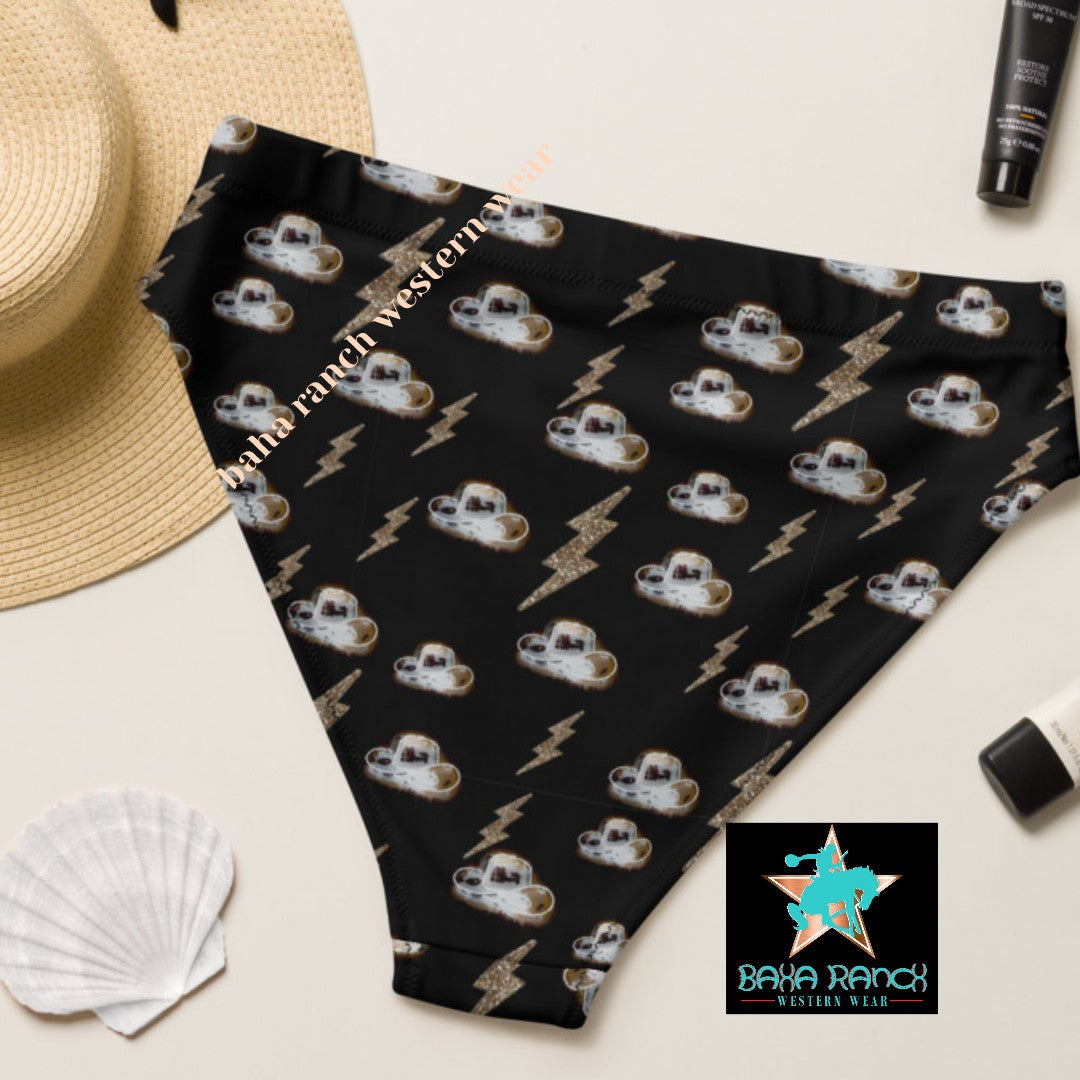 Yeehaw Disco Cowgirl Bikini Bottom - #bkbottom, #swimmingsuit, #westernswimsuit, bikini bottom, bikini swim suit, bikini swim wear, cowboy hat, cowboy hats, cowgirl, lightning, lightning bold, lightning bolt, lightning bolts, southwestern, swim, swim suit, swim suits, swim waer, swim wear, swim wera, swimming, swimming suit, swimming suits, swimmingsuits, swimsui, swimsuit, swimsuits, swimsuts, swimwaer, swimwear, western - - Baha Ranch Western Wear
