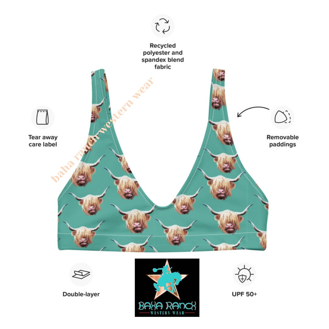 Yeehaw Highland Cow Bikini Top - #bktop, #swimmingsuit, #swimwear, #westernbikini, #westernswimsuit, bikini, bikini set, bikini suit, bikini swim suit, bikini swim wear, bikini top, bikinis, highland, highland cow, highland cows, highlandcows, highlander, highlanders, highlands, swim, swim suit, swim suits, swim waer, swim wear, swimming, swimming suit, swimming suits, swimmingsuits, swimsuit, swimsuits, swimsuts, swimwaer - - Baha Ranch Western Wear