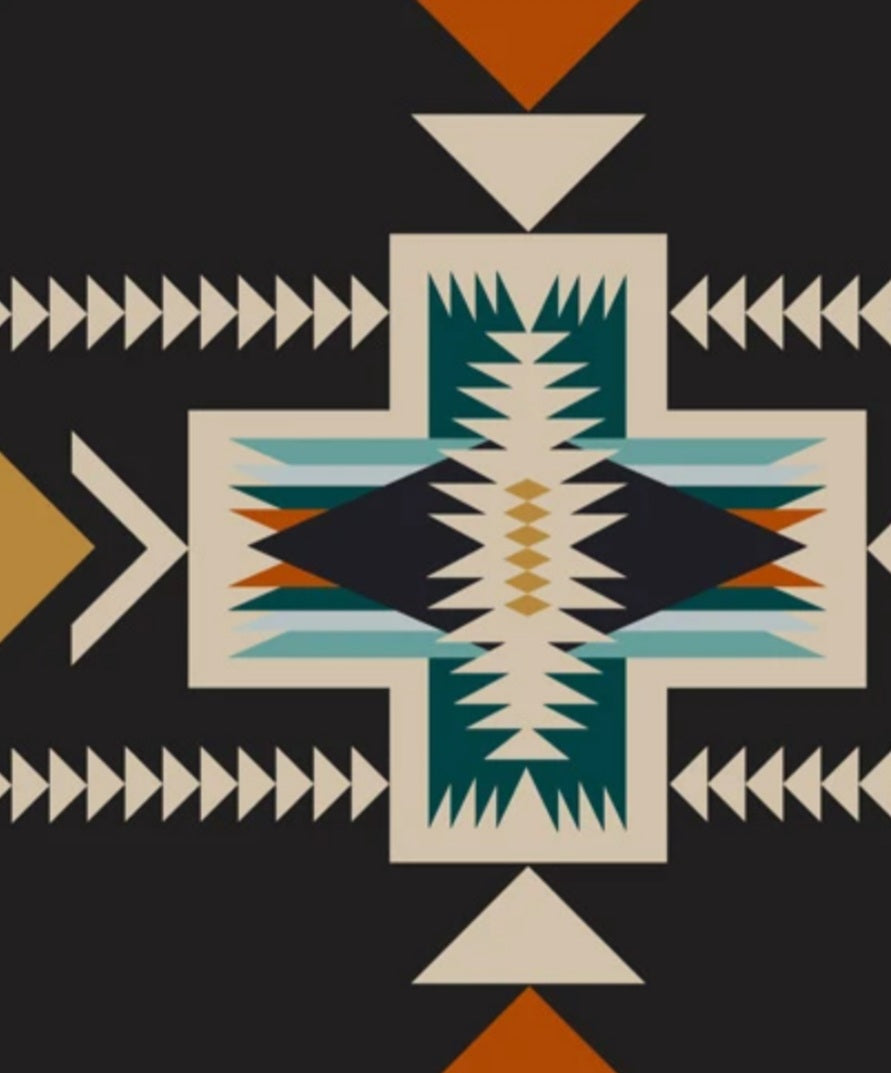 Ruidoso Duvet Cover - aztec, aztecprint, bedding, bedspread, blanket, comforter, cover, duvet, pendleton, southwestern, western - - Baha Ranch Western Wear