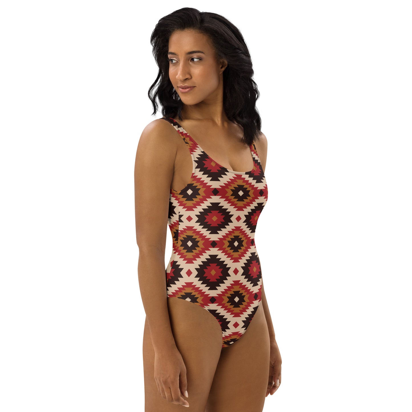 Yeehaw Rust Aztec One-Piece Swimsuit - #op, #swim, #swimming, #swimmingsuit, #swimsuit, #westernswimsuit, aztec, aztec print, cowgirl, navajo, navajo print, one piece, onepiece, rust, rust color, swim suit, swim suits, swim waer, swim wear, swim wera, swimming suit, swimming suits, swimsui, swimsuts, swimwaer, swimwear, wester, western, western print - - Baha Ranch Western Wear
