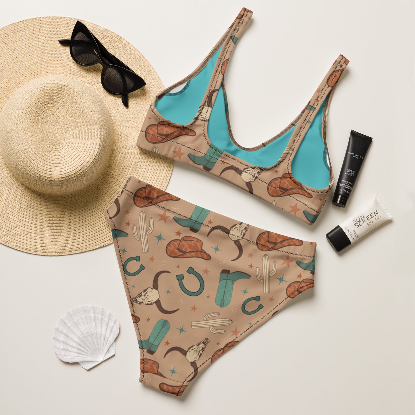 Yeehaw All Western Bikini - #bk, all western, beach, bikini, swim wear, swimming, western, western bikini - - Baha Ranch Western Wear