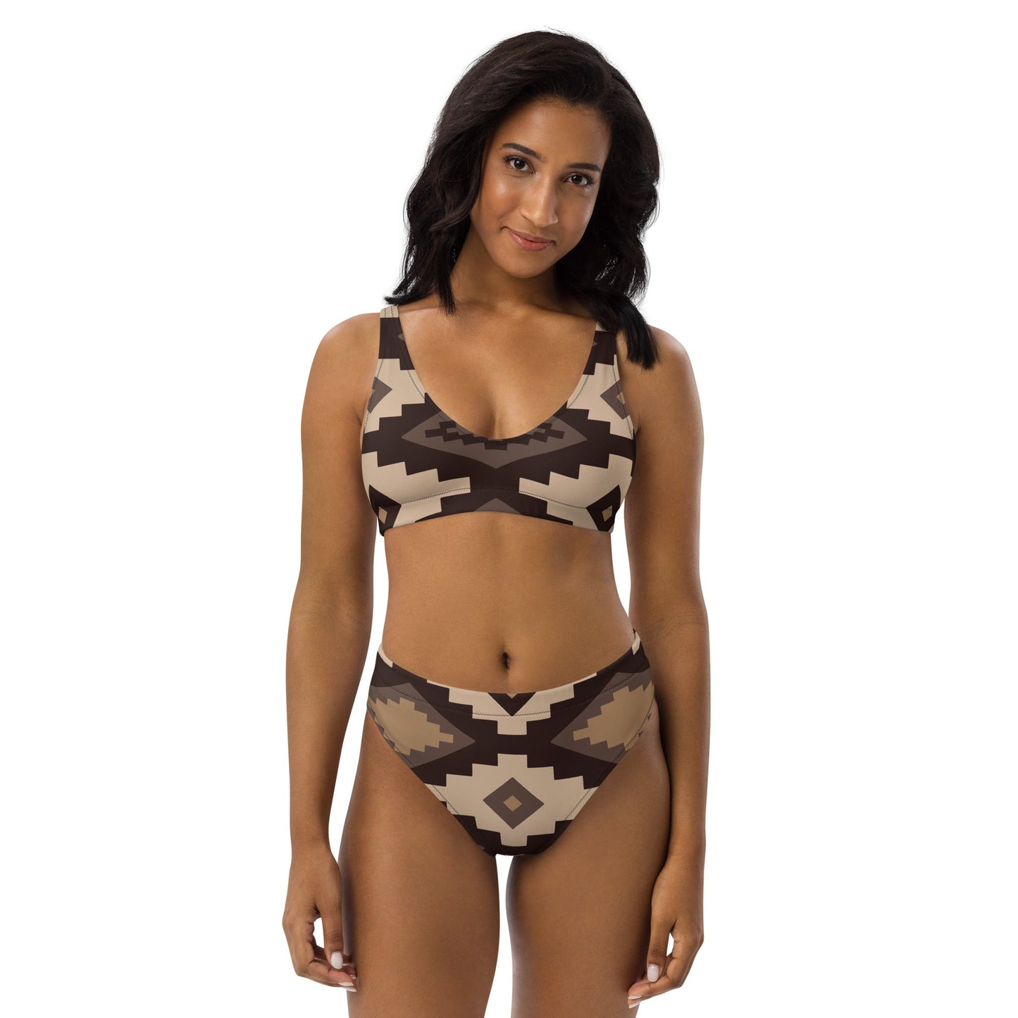 YEEHAW EARTH NAVAJO Bikini READY TO SHIP SIZE SMALL - #yeehawbikini, #yeehawswimswear, aztec, aztec print, aztecprint, serape, serape print, yeehaw, yeehaw bikini, yeehaw print, yeehaw swimsuit - - Baha Ranch Western Wear