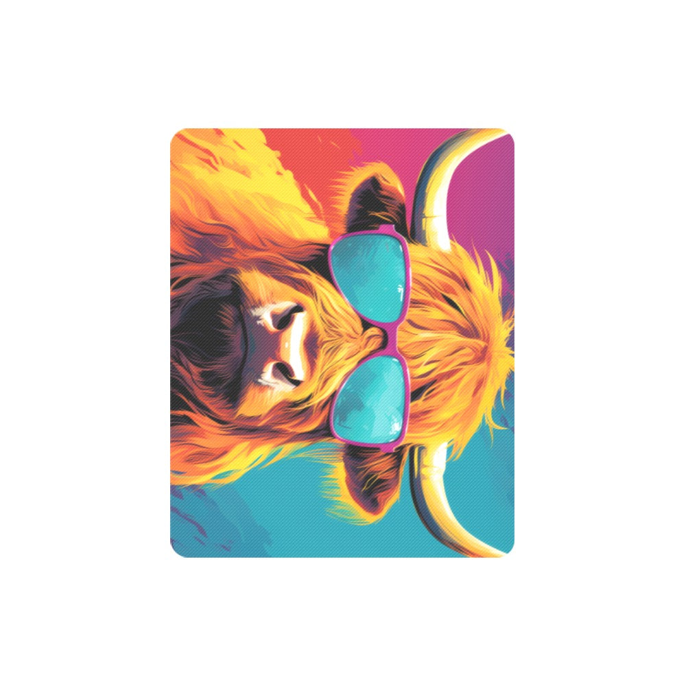 Cool Highland Cow Mouse Pad