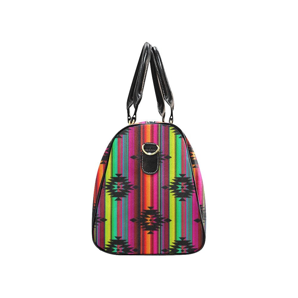 Neon Aztec Small Travel Bag