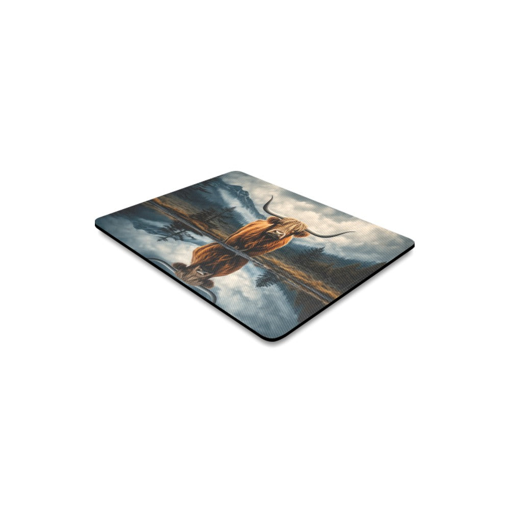 Highland Cow Mouse Pad Rectangle Mousepad