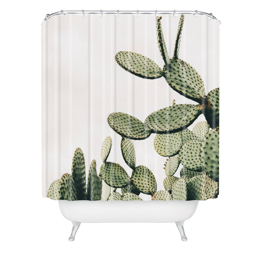 Cactus Shower Curtain - bathroom, cactus, curtain, decor, desert, home, ranch, rodeo, shower, southwestern, western, westernhomedecor, westernshowercurtain -  - Baha Ranch Western Wear