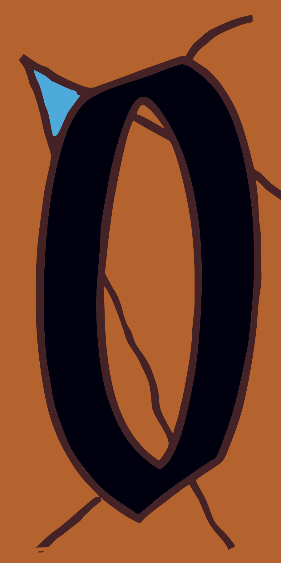 Adobe Terra Cotta Southwest House Number Tiles