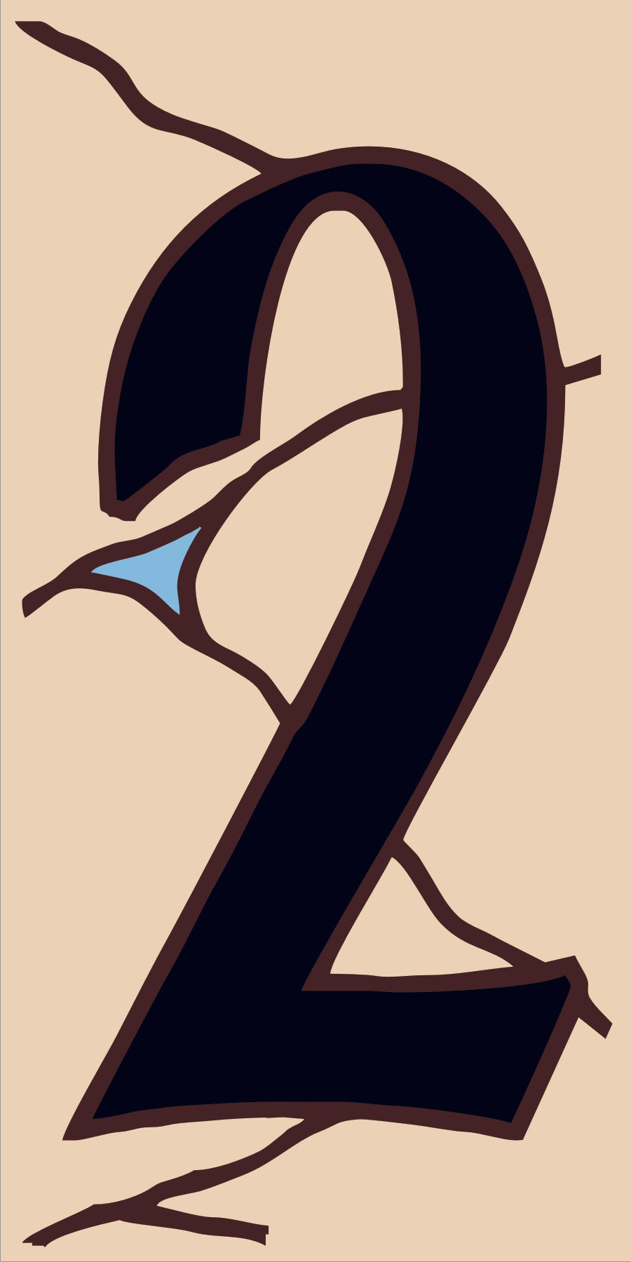 Southwest Adobe Sand House Number Tiles