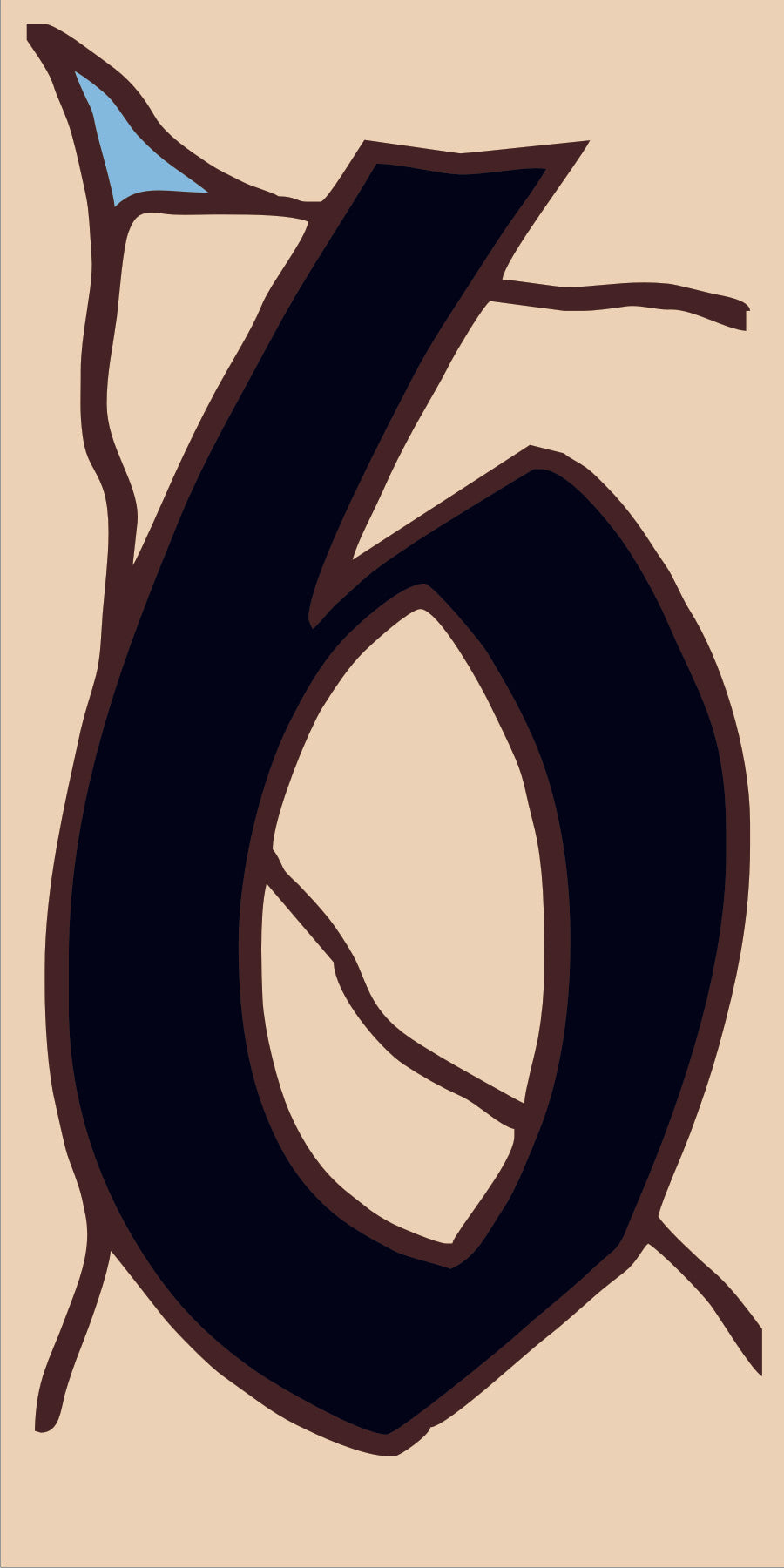 Southwest Adobe Sand House Number Tiles