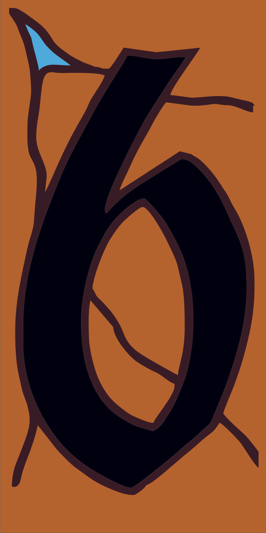 Adobe Terra Cotta Southwest House Number Tiles