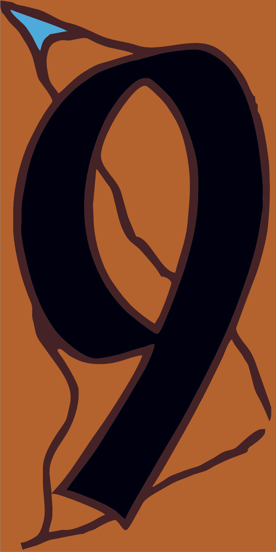 Adobe Terra Cotta Southwest House Number Tiles