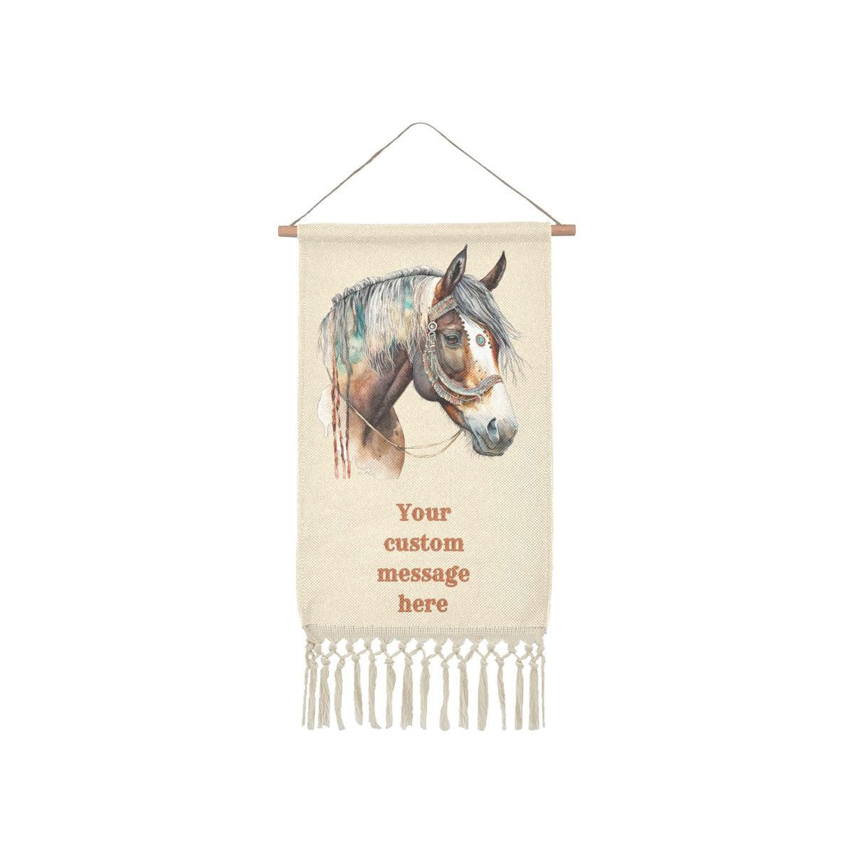 Baha Ranch Personalized Horse Wall Hanging Made in America