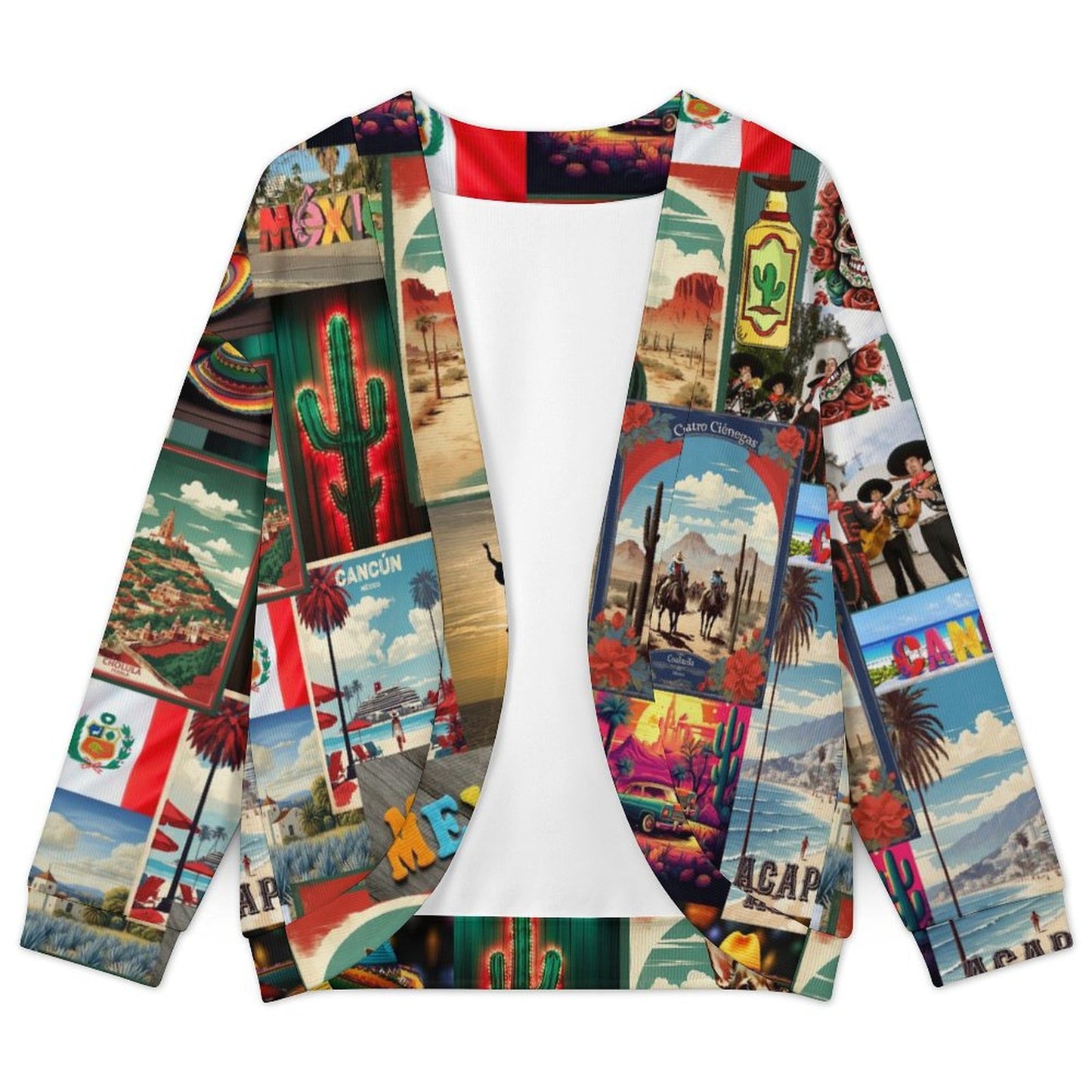 Colores de Mexico Destination Mexico Lightweight Cardigan