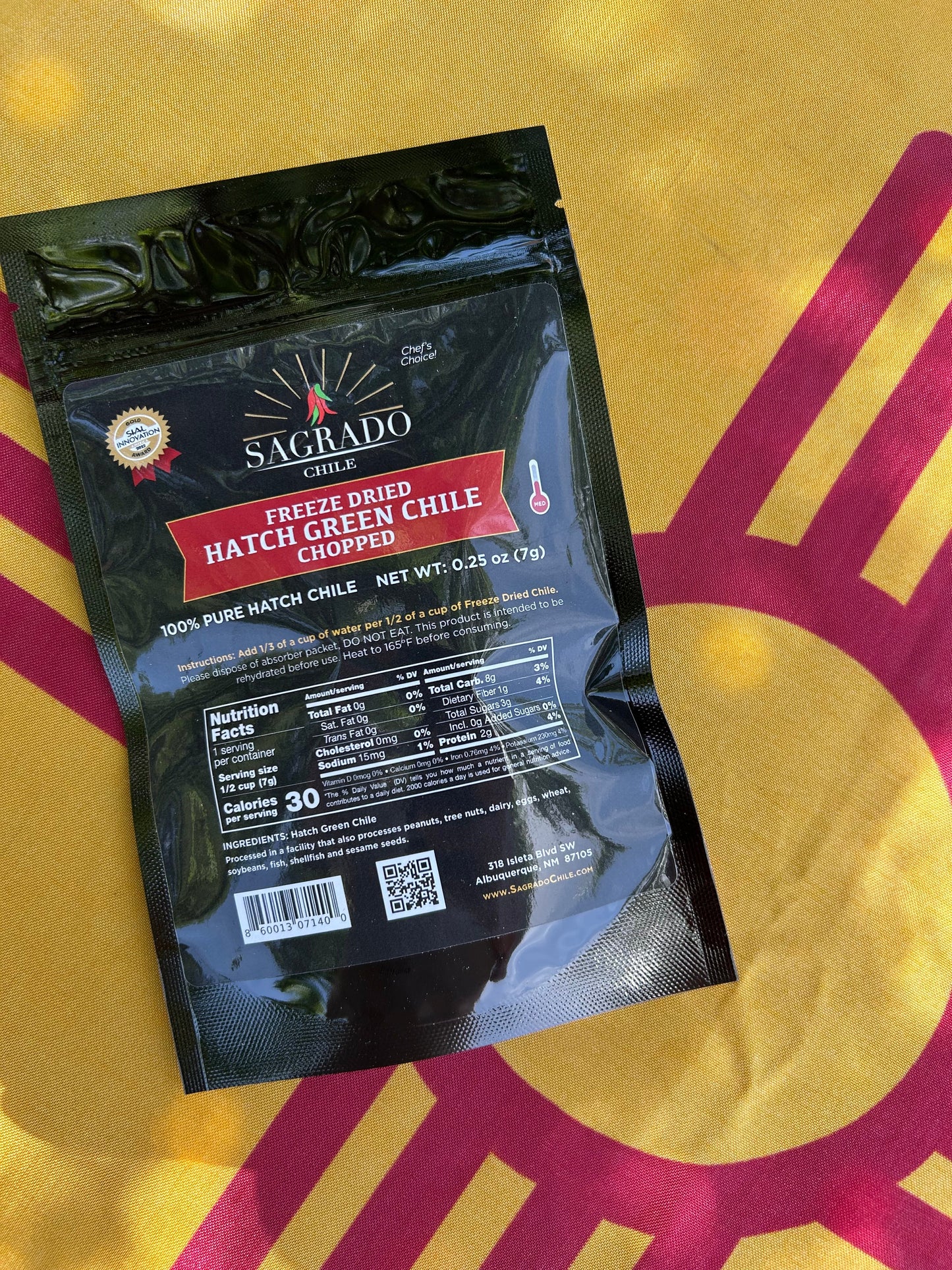 Freeze Dried Diced Hatch Chile