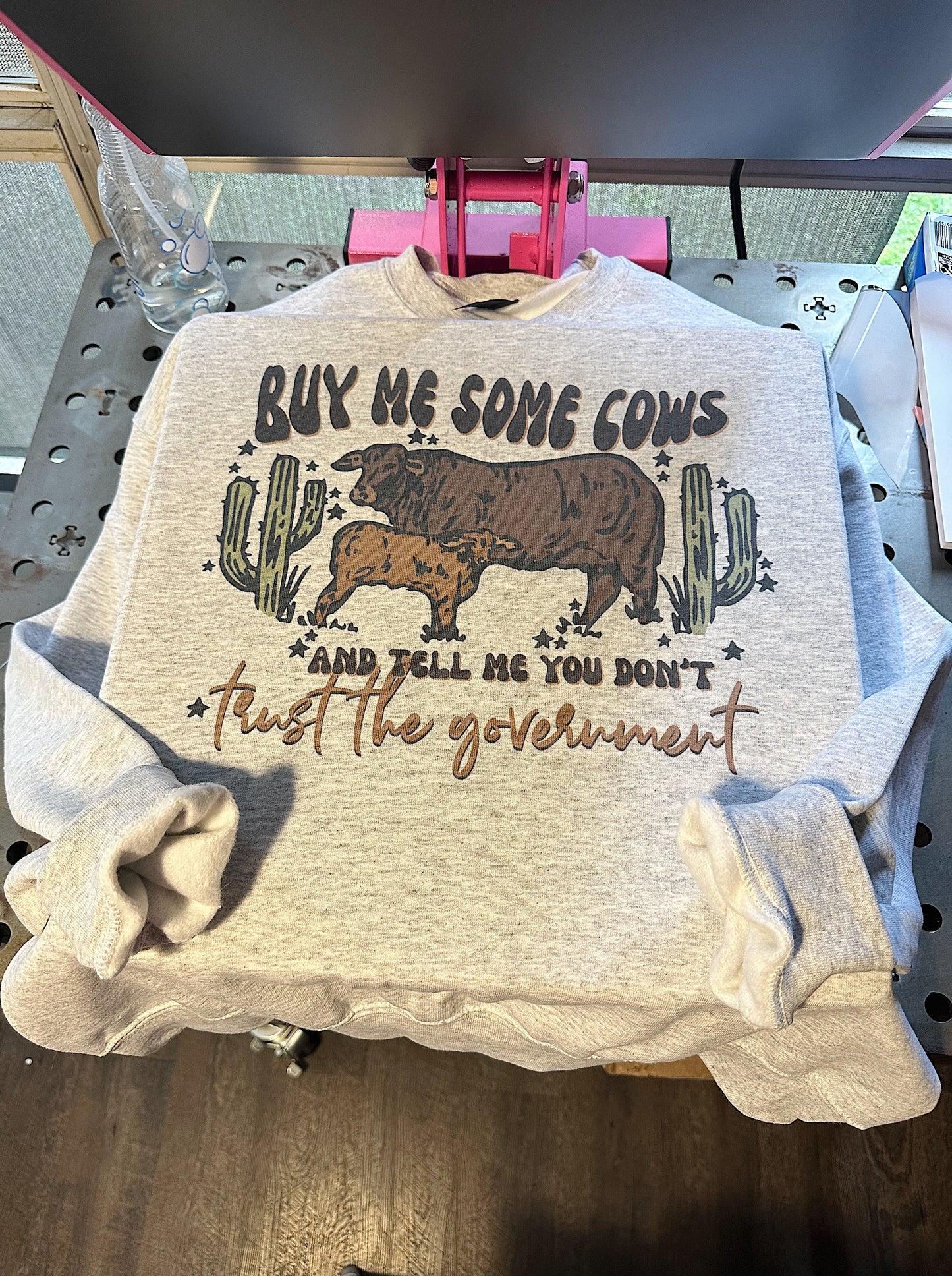 Cows & Government TEE or CREWNECK