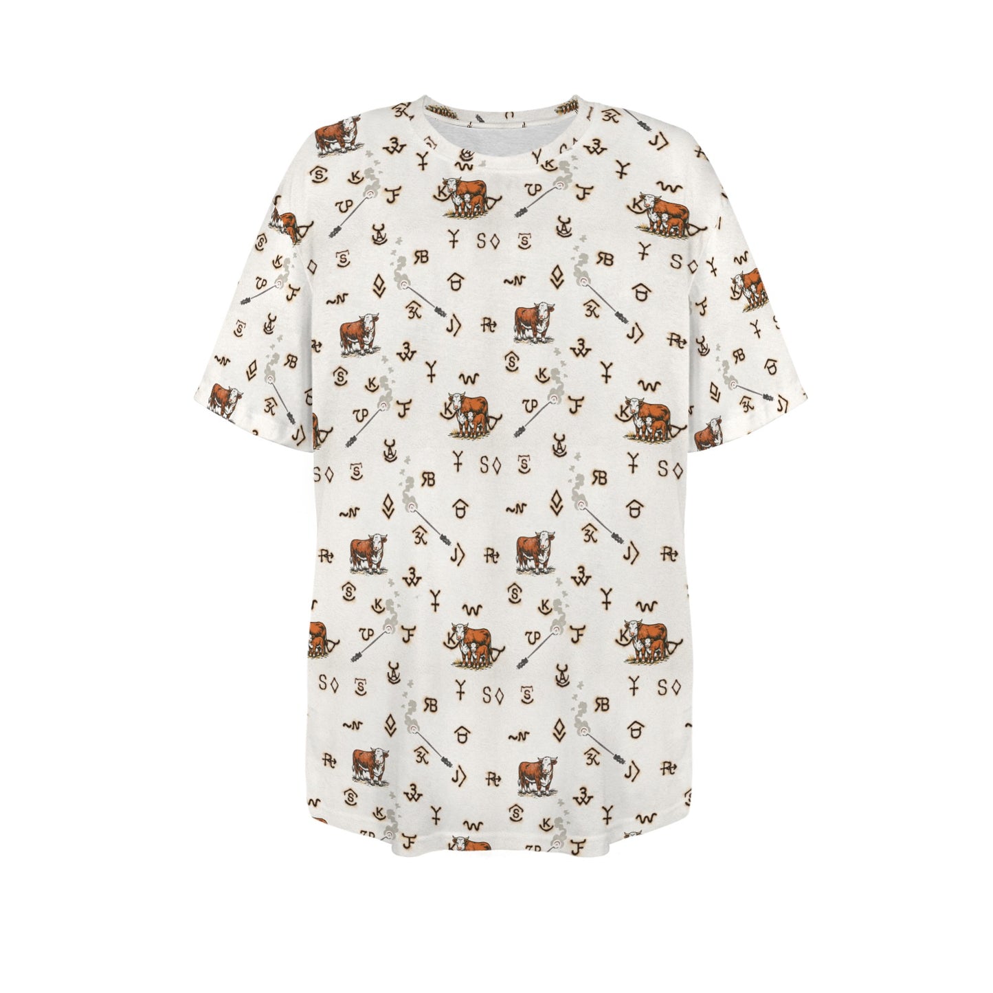 Baha Ranch Hereford Cattle Brands T shirt