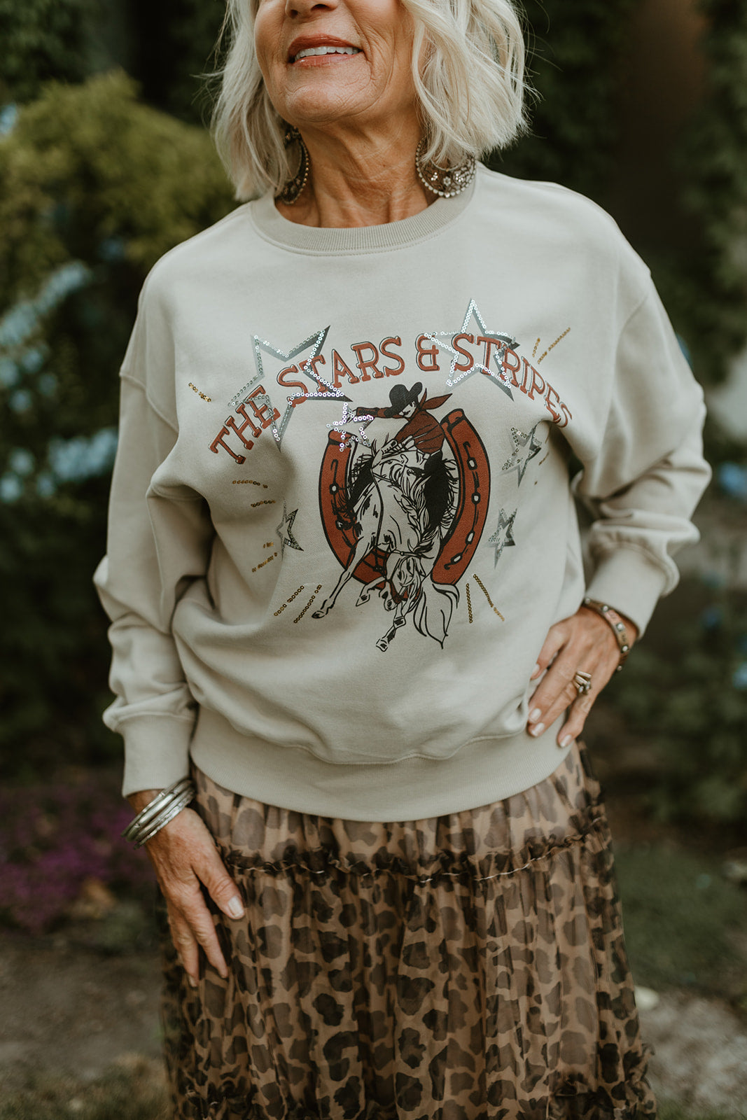 Rodeo Quincy Stars & Stripes Pullover