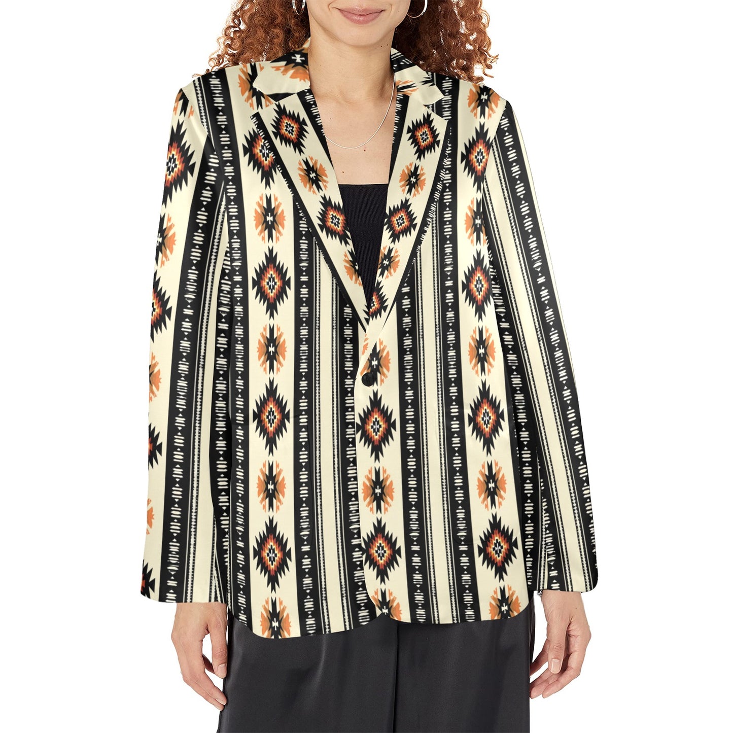 Colores de Mexico Southwest Aztec Blazer