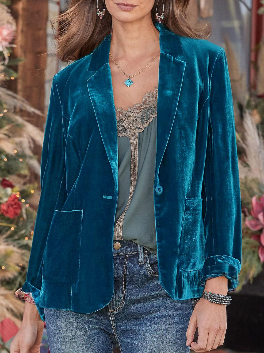 Velvet Blazer choice of colors