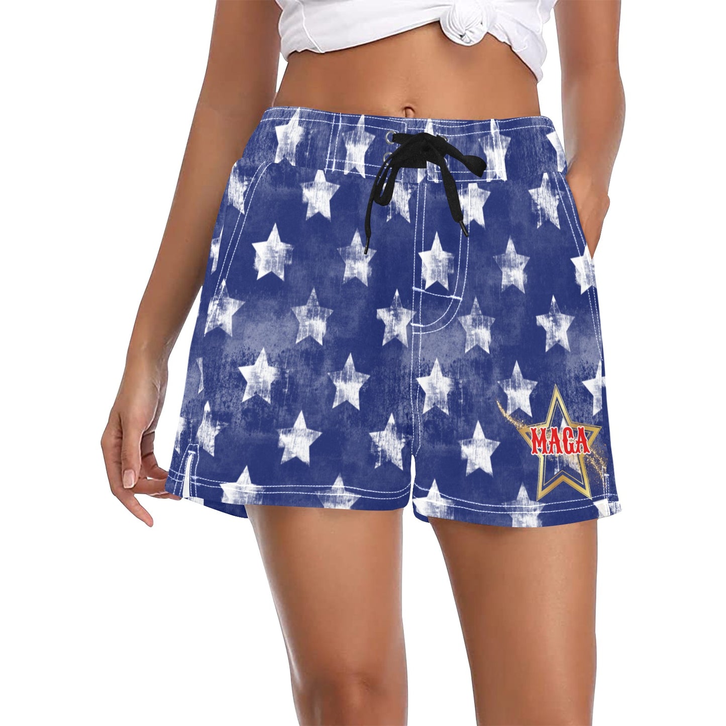 Trump Maga Women's Beach Board Shorts