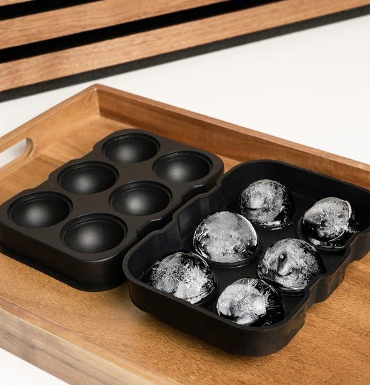 6 Silicone Ice Ball Mold in Spherical Shape Set