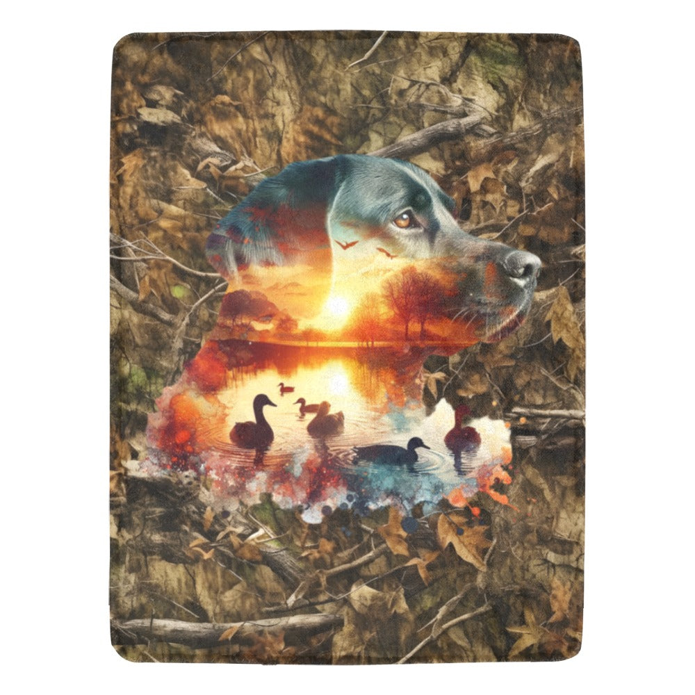 Camo Lab Ultra-Soft Micro Fleece Blanket 60" x 80" Made in America