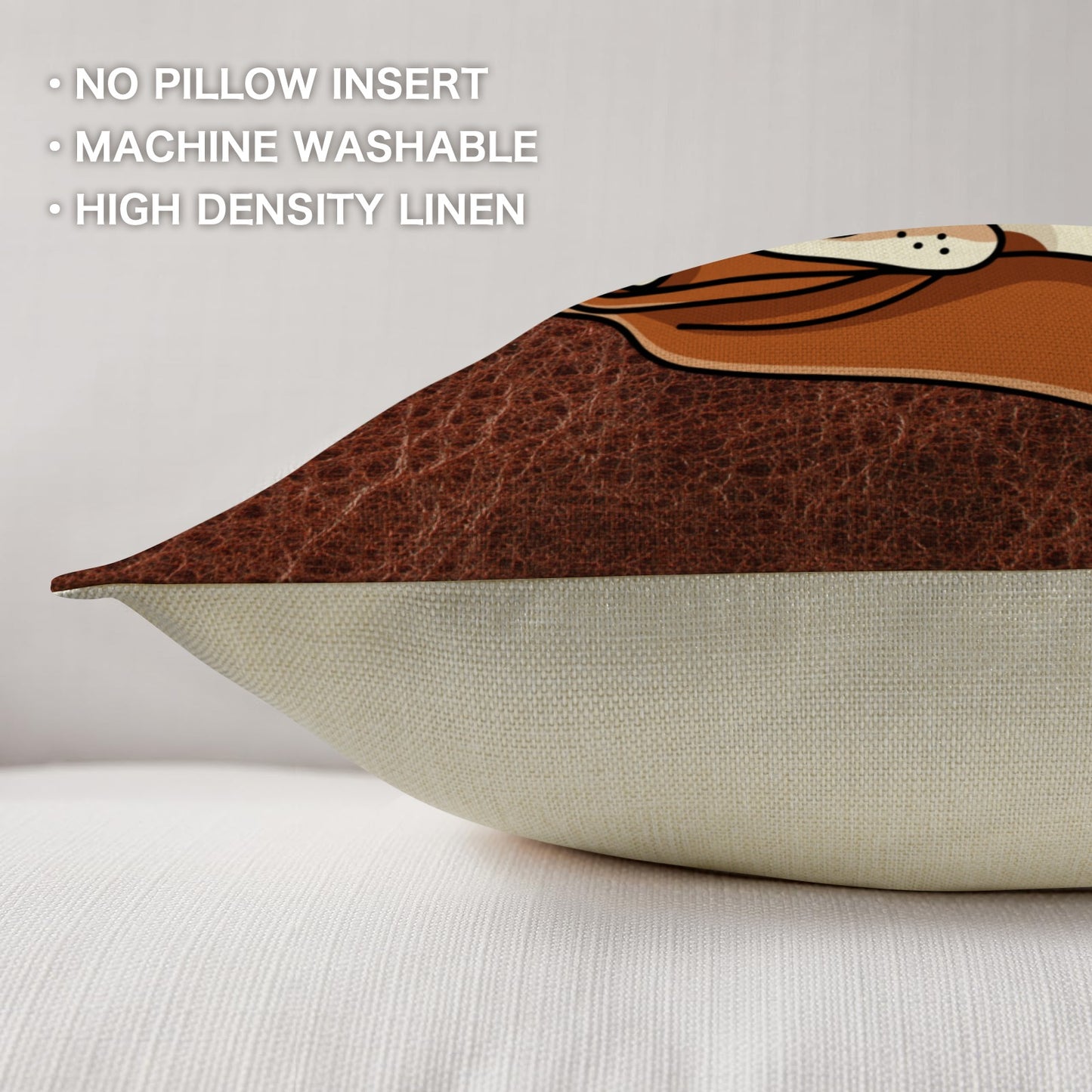 Baha Ranch Basset Hound Shop Nap Repeat Pillow Case Made in America