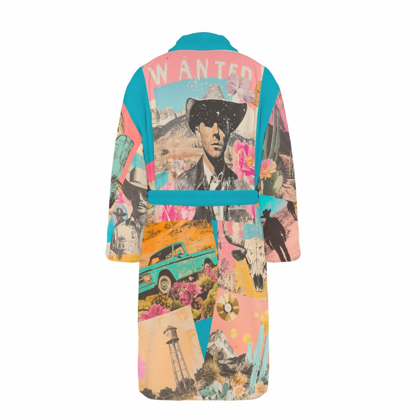 Baha Ranch Retro Pop Western Men's Robe