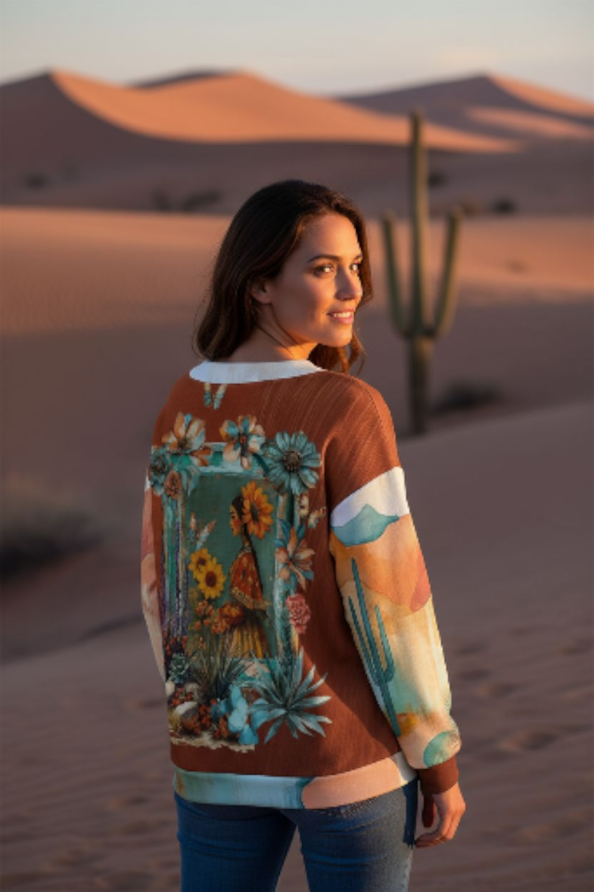 Colores de Mexico Fantasia Drop Shoulder Cardigan