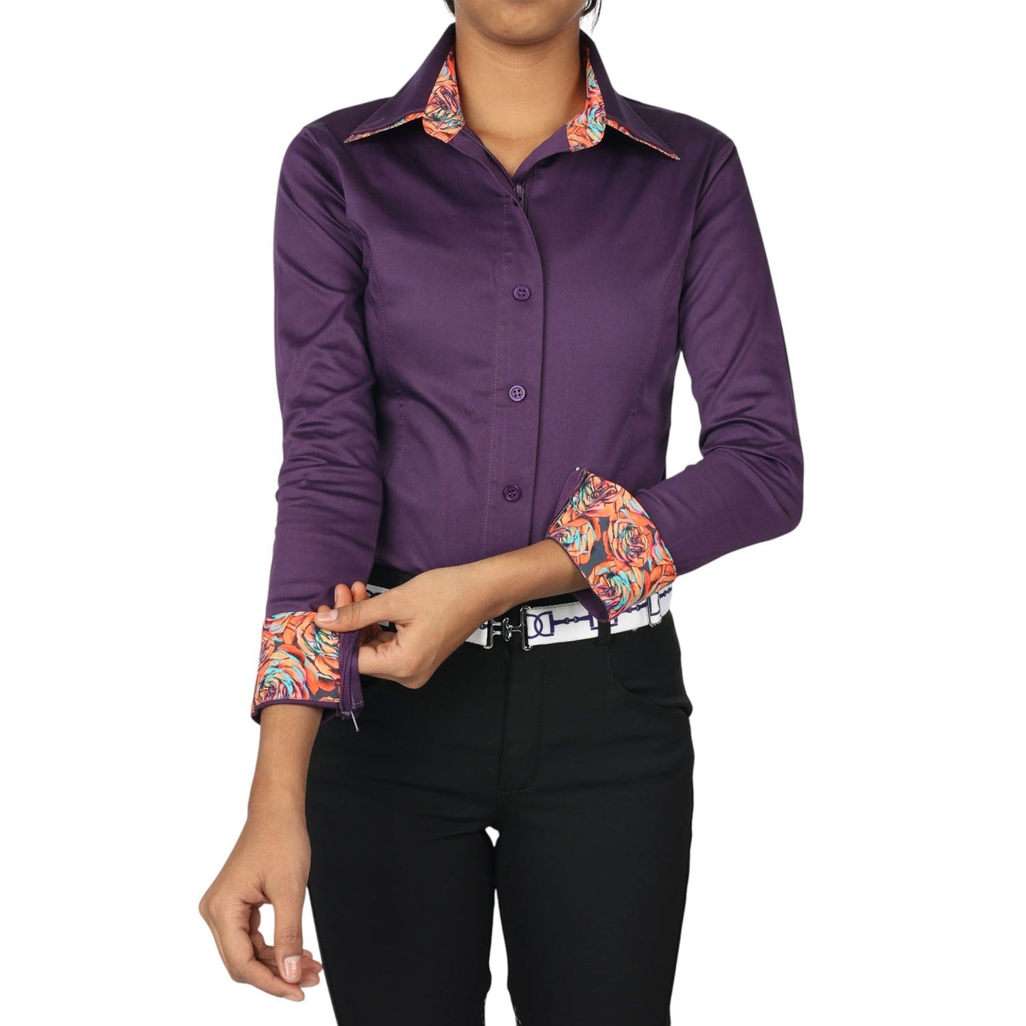 TuffRider Girls ADEY Double Collar Shirt