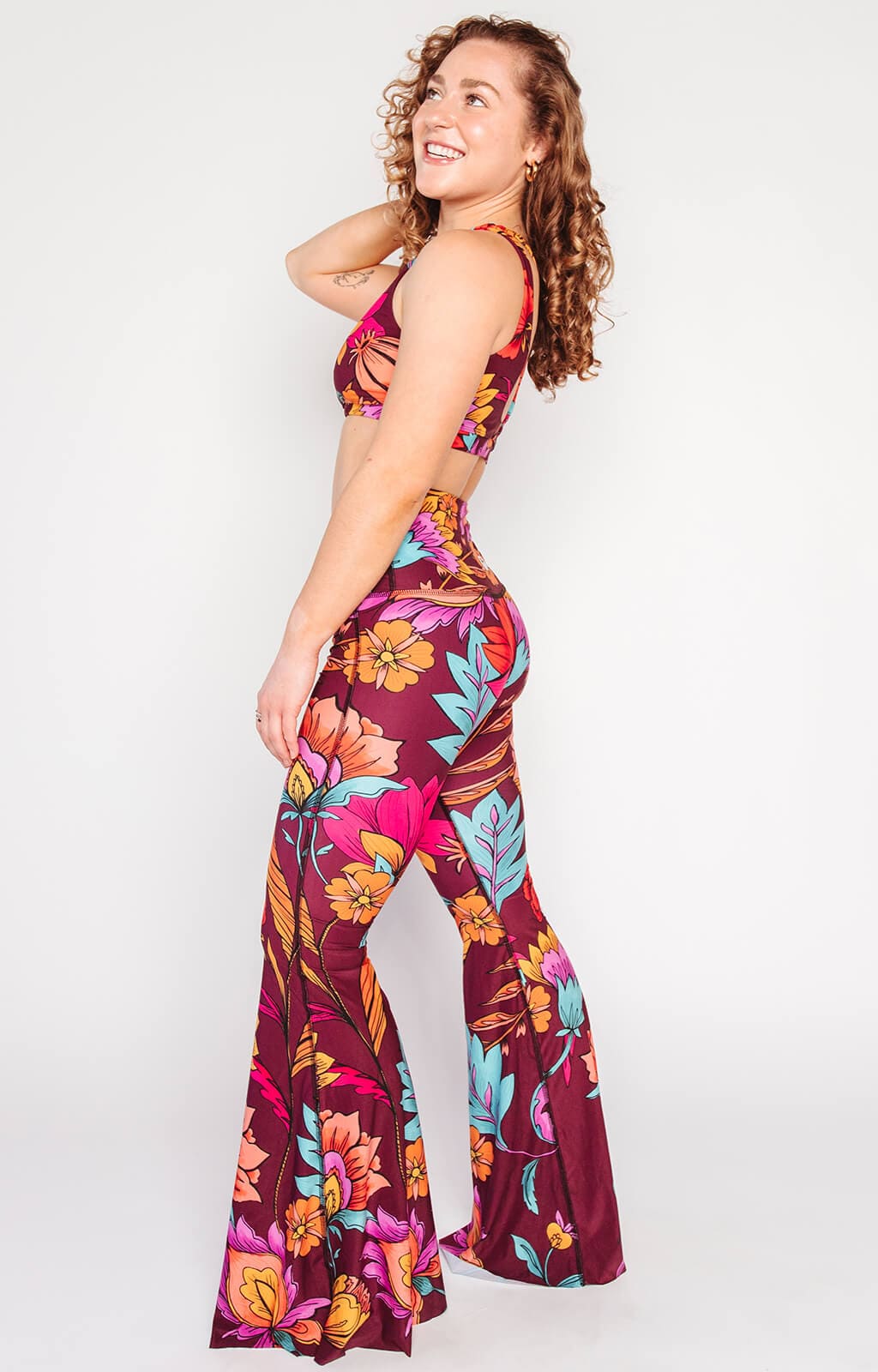 Indie Flow Printed Bell Bottoms