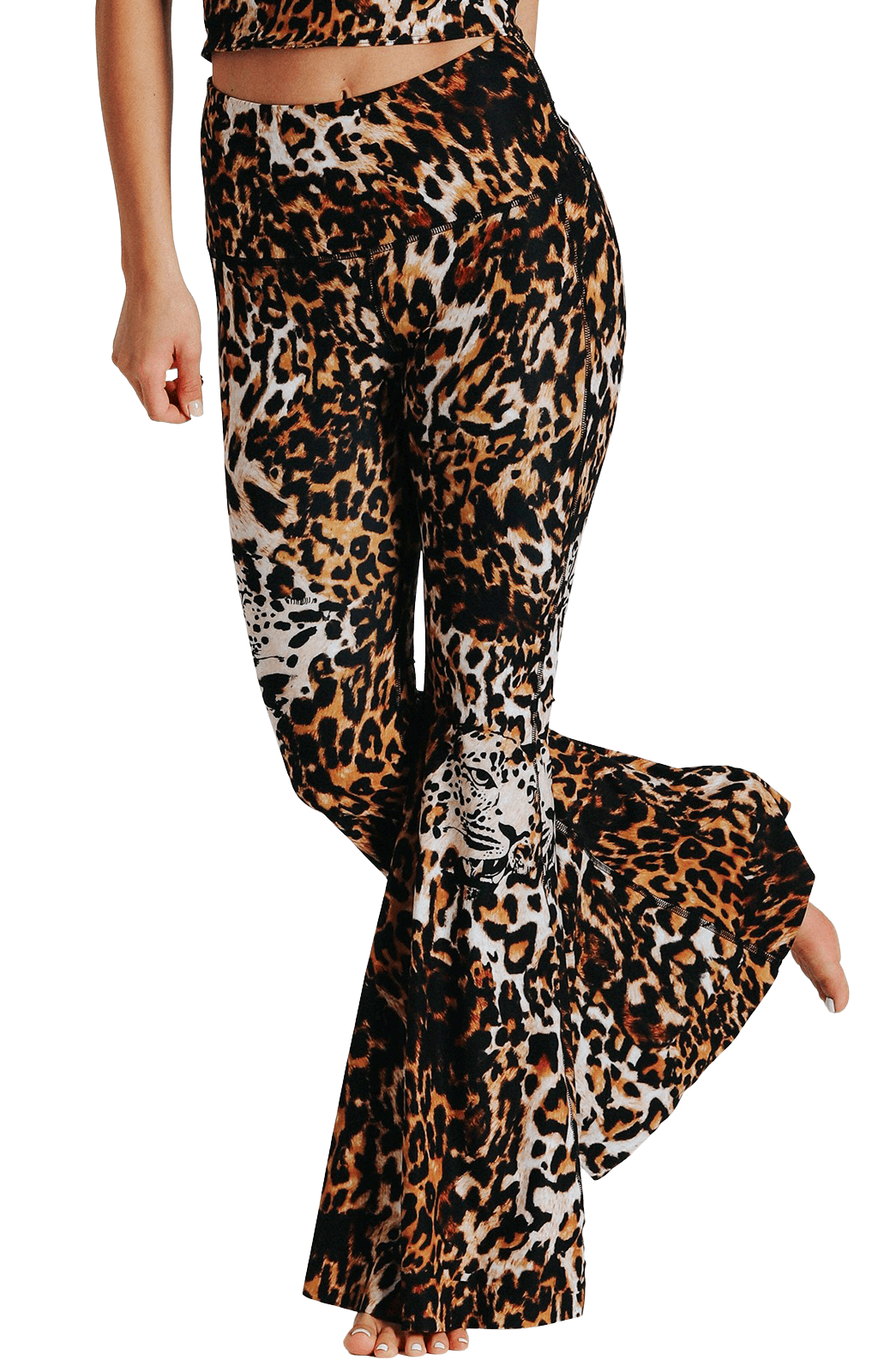 Wildcat Printed Bell Bottoms