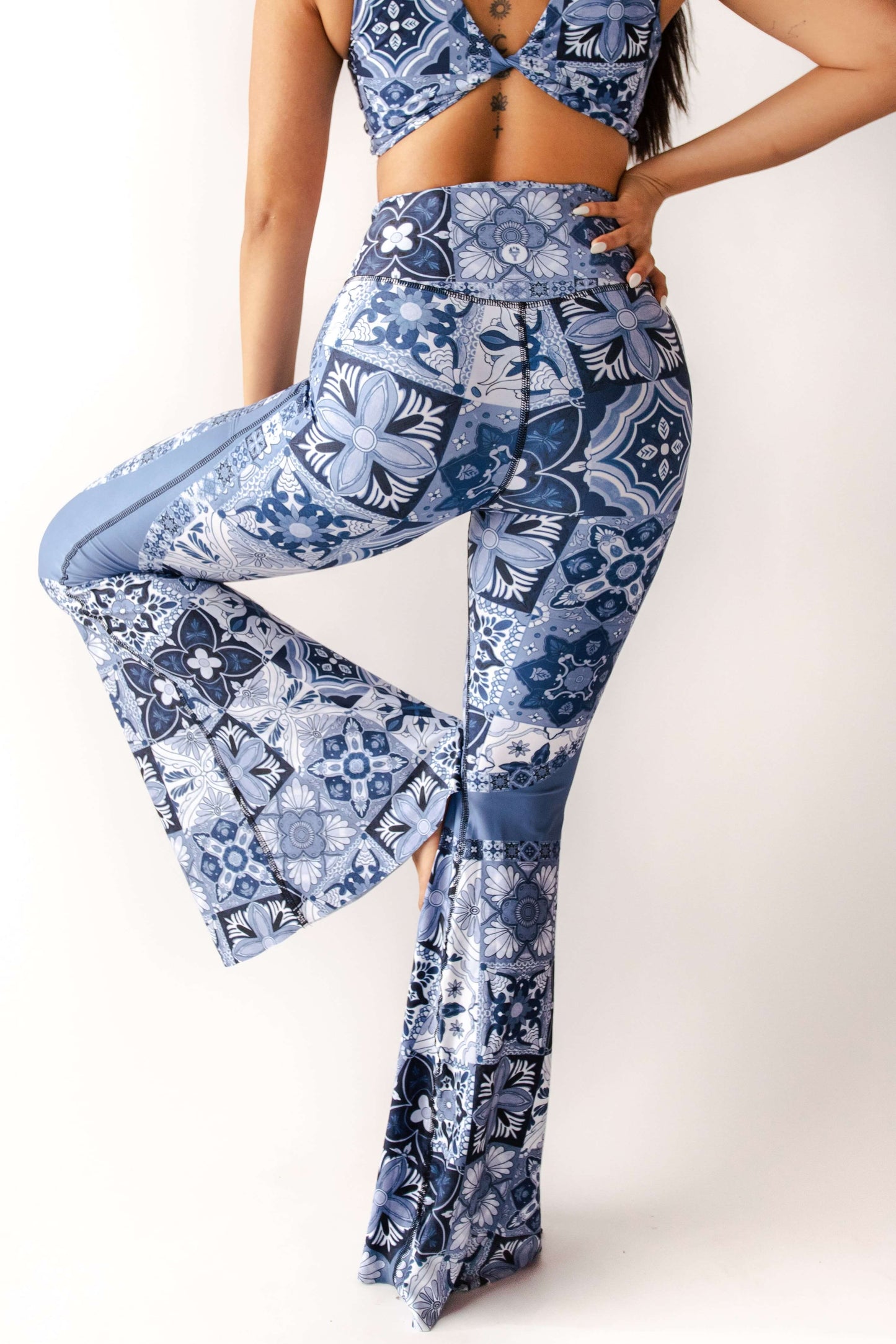 Bell Bottoms 2.0 in Mosaic In Blue