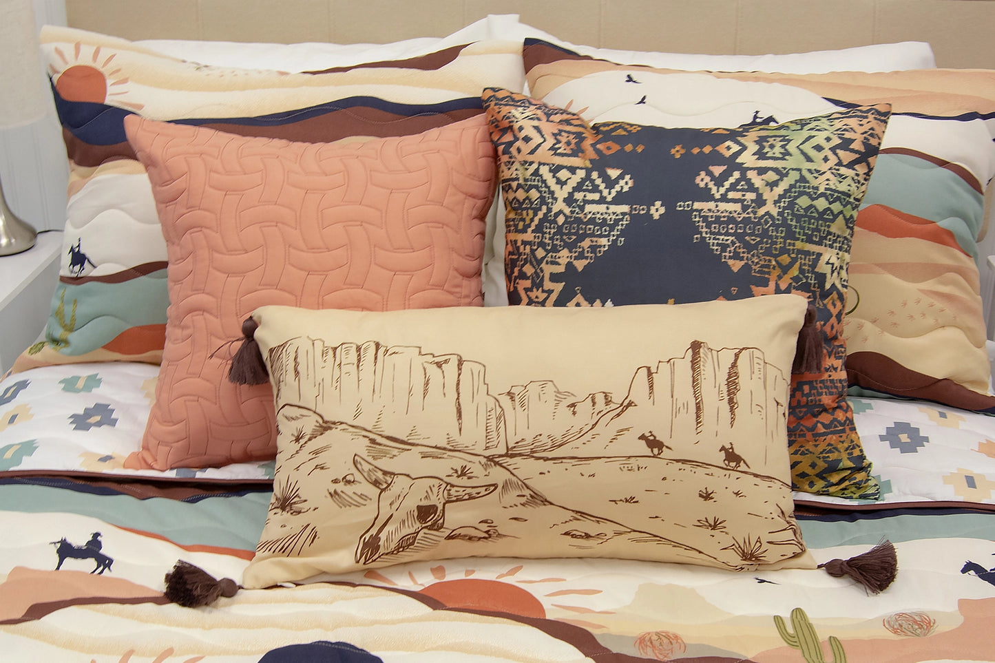 Desert Rivival Reversible Bedding Set