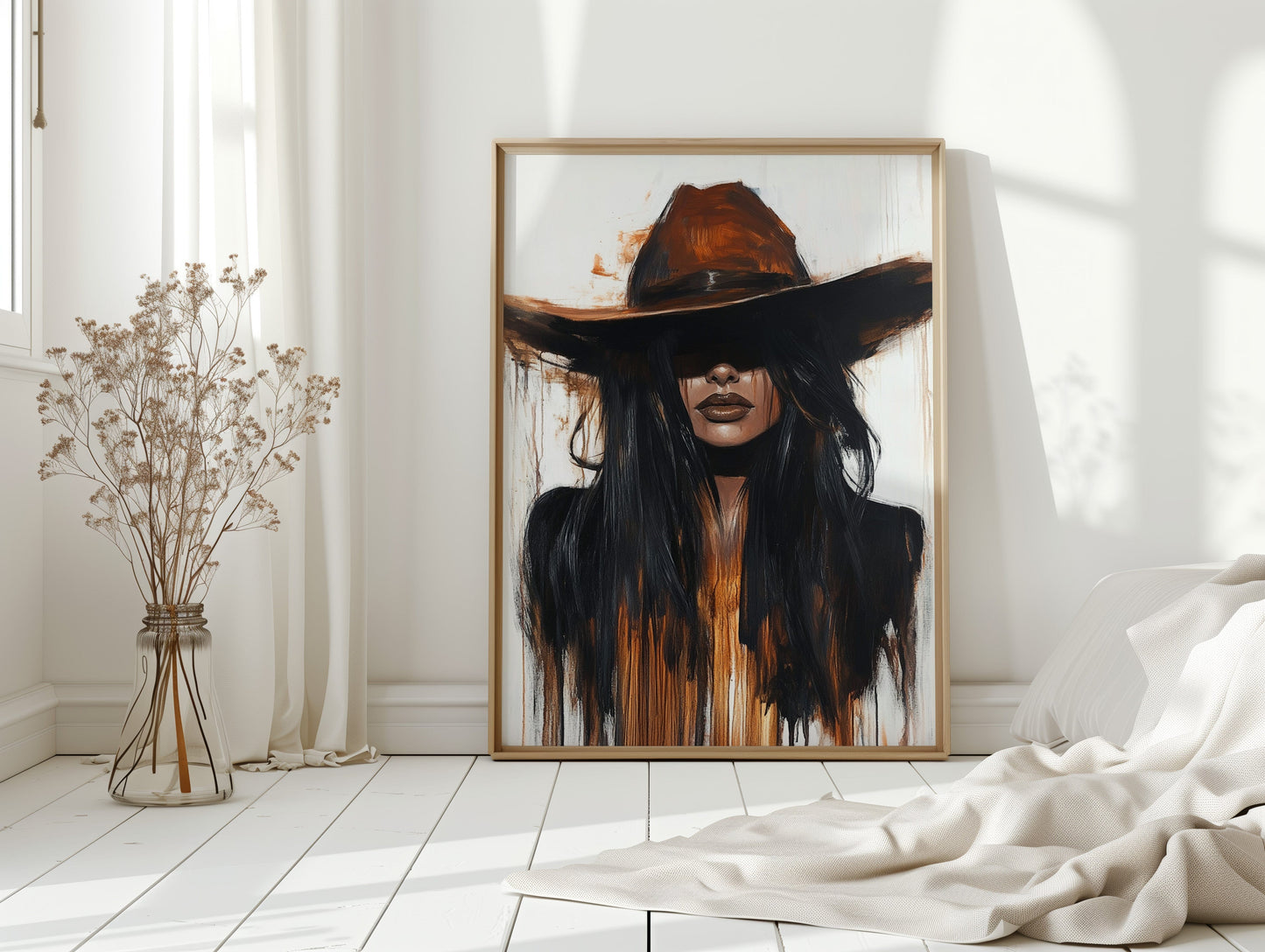 Midnight Dust – Western Cowgirl Wall Art