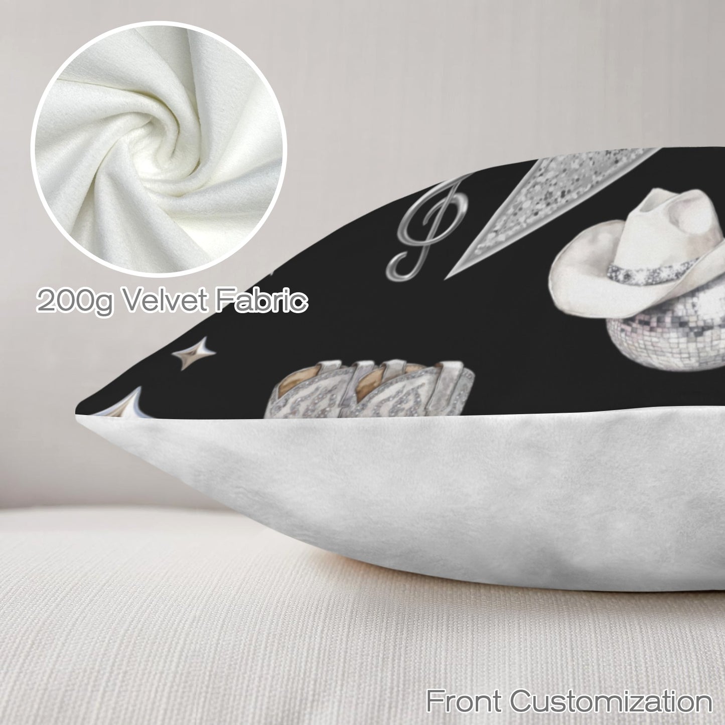 Baha Ranch YEEHAW Velvety Soft Pillow Case Made in America