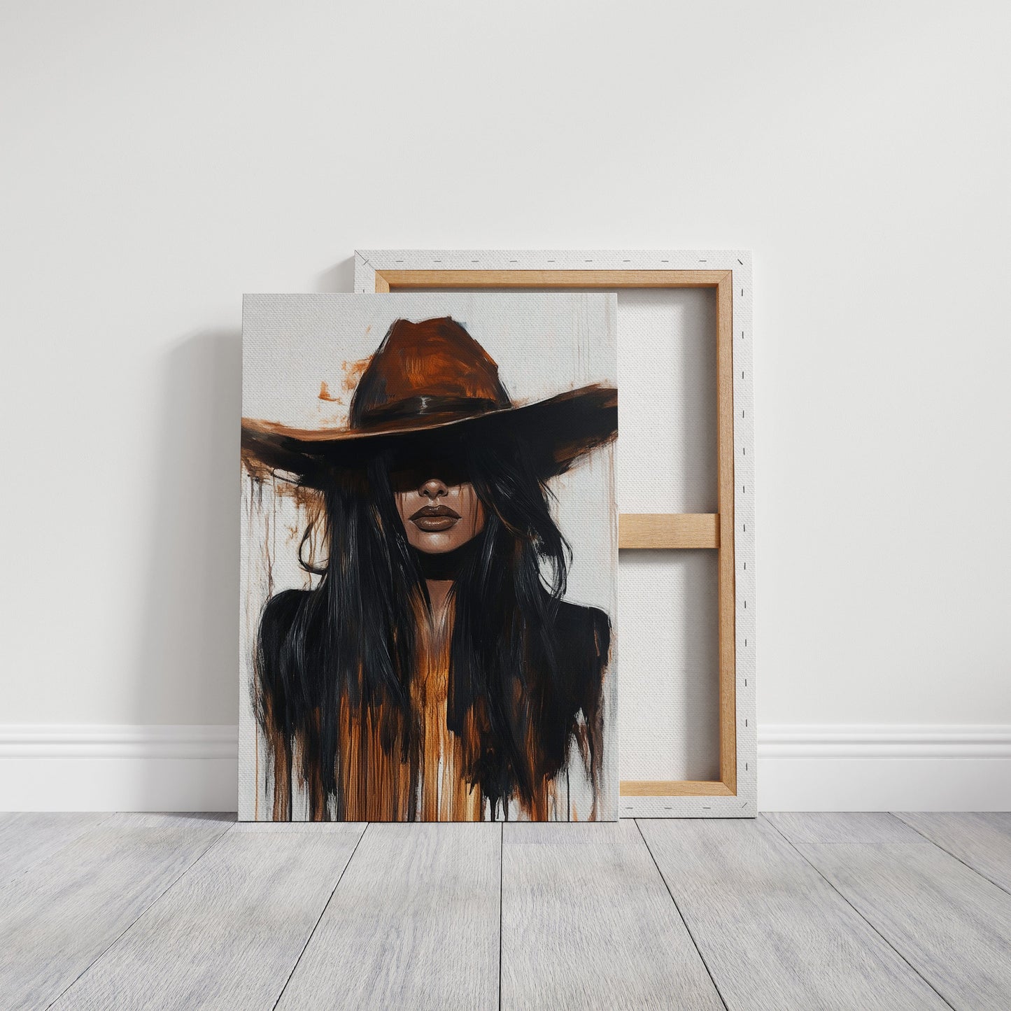 Midnight Dust – Western Cowgirl Wall Art